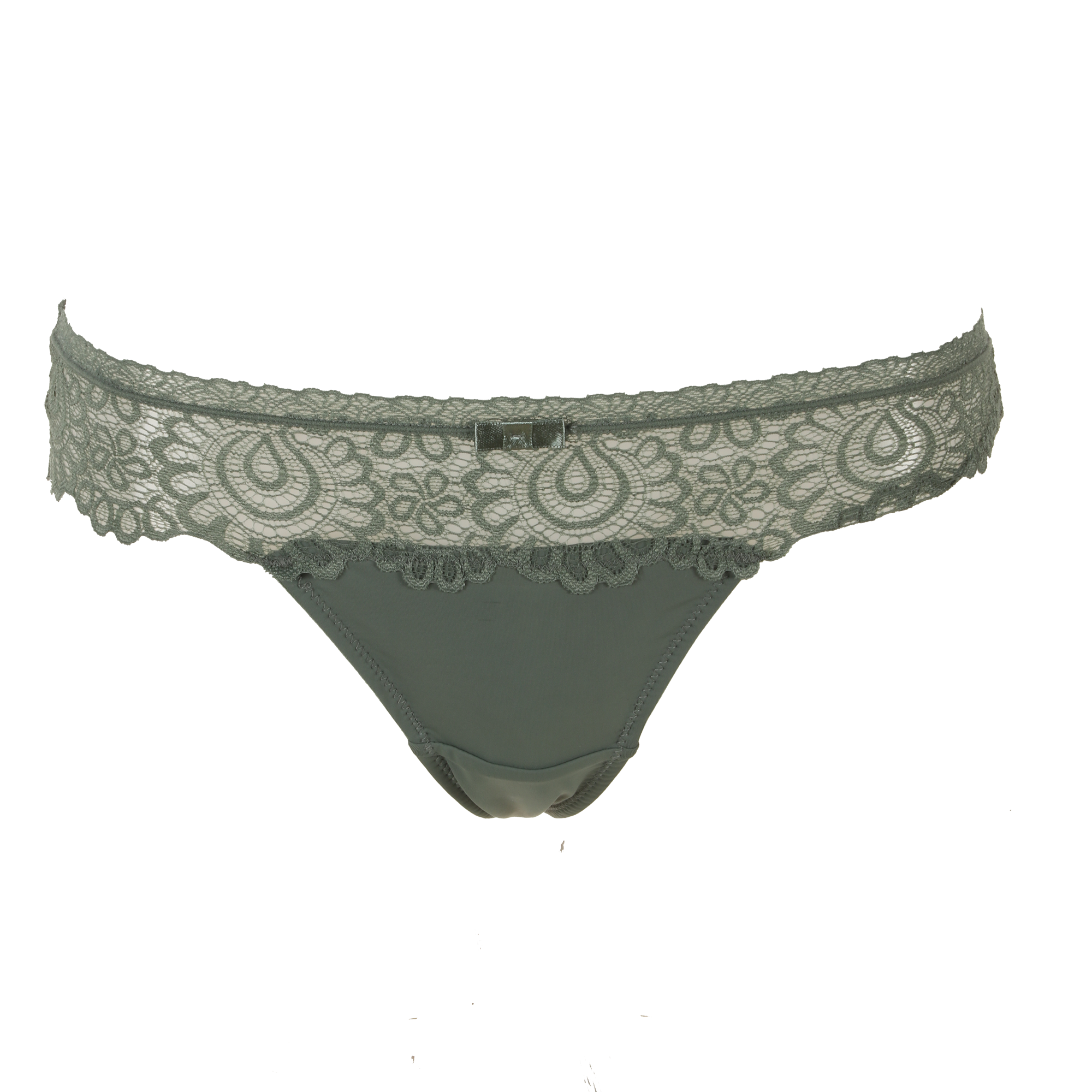 String en dentelle vert - Vert