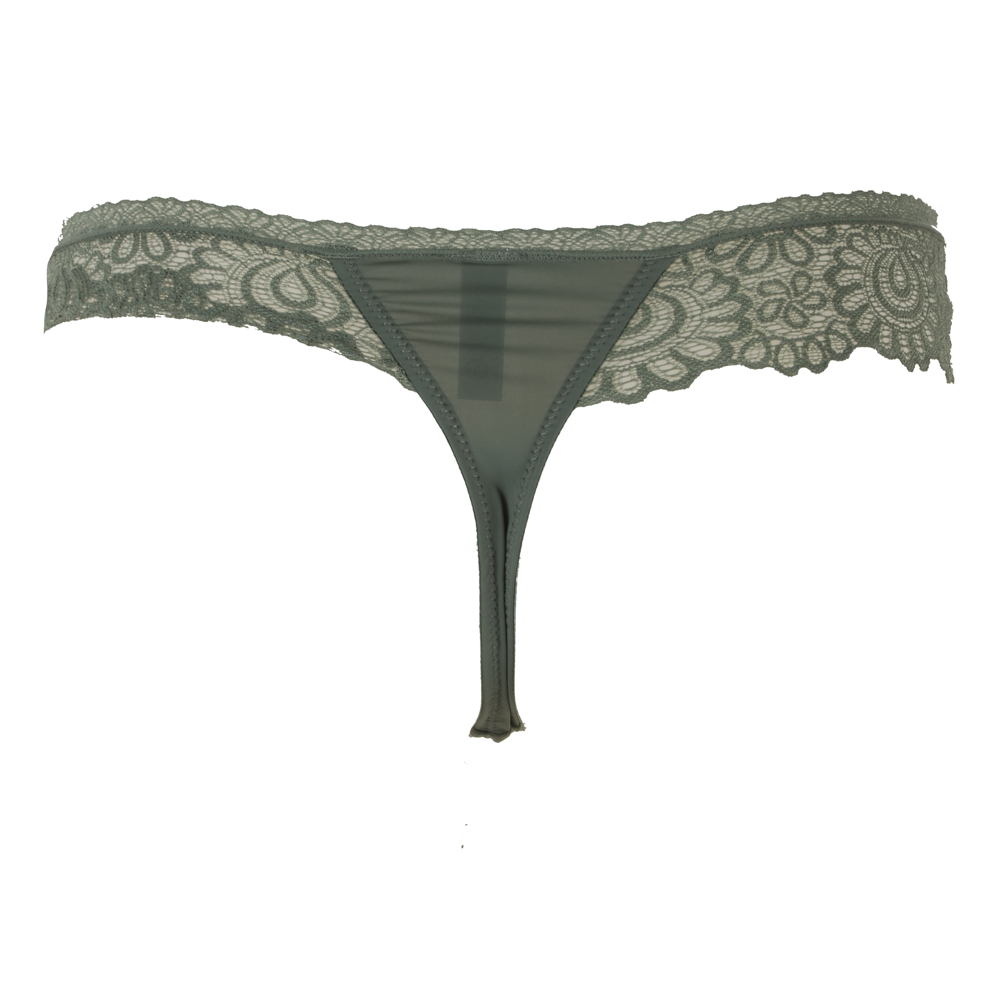 String en dentelle vert - Vert