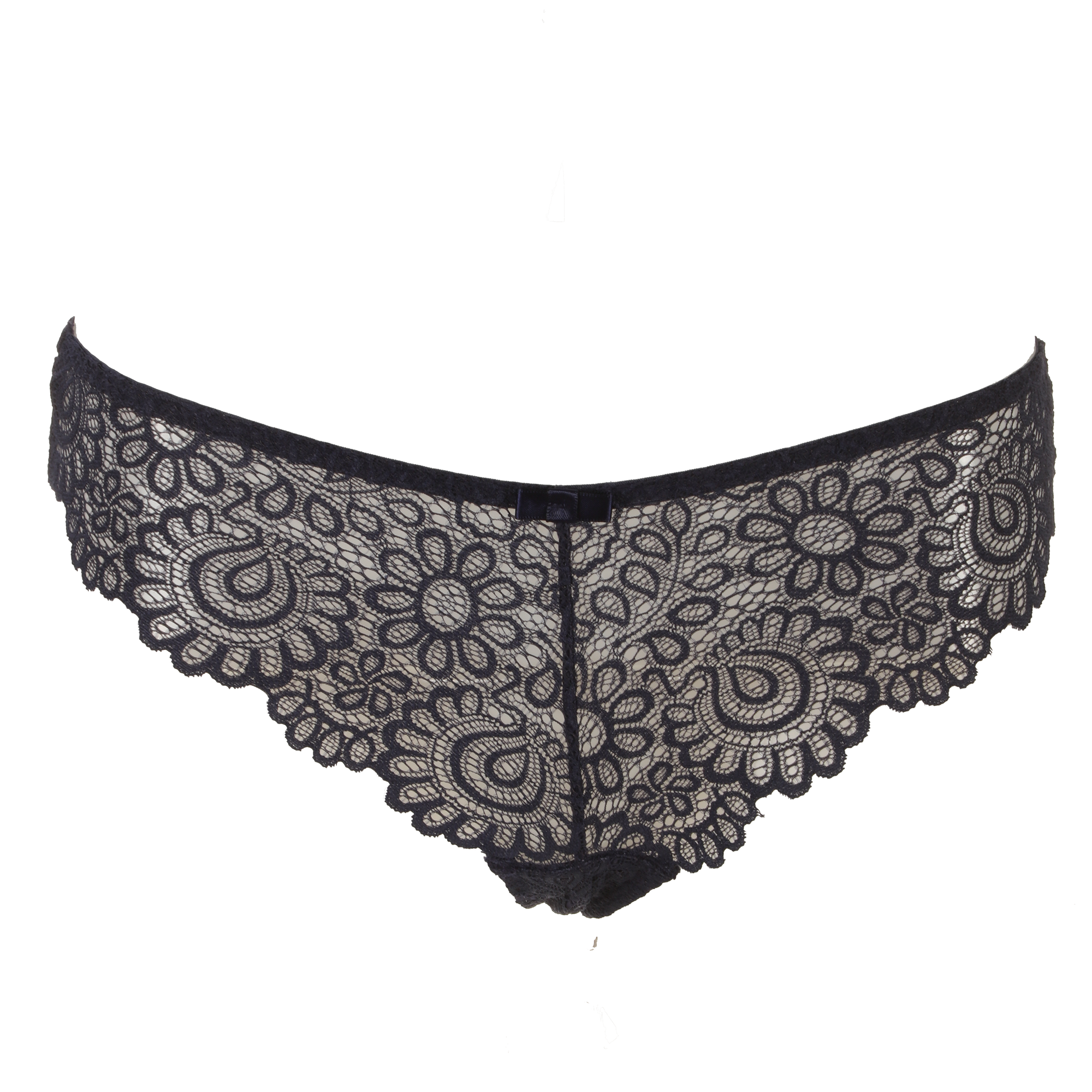 Tanga en dentelle noir