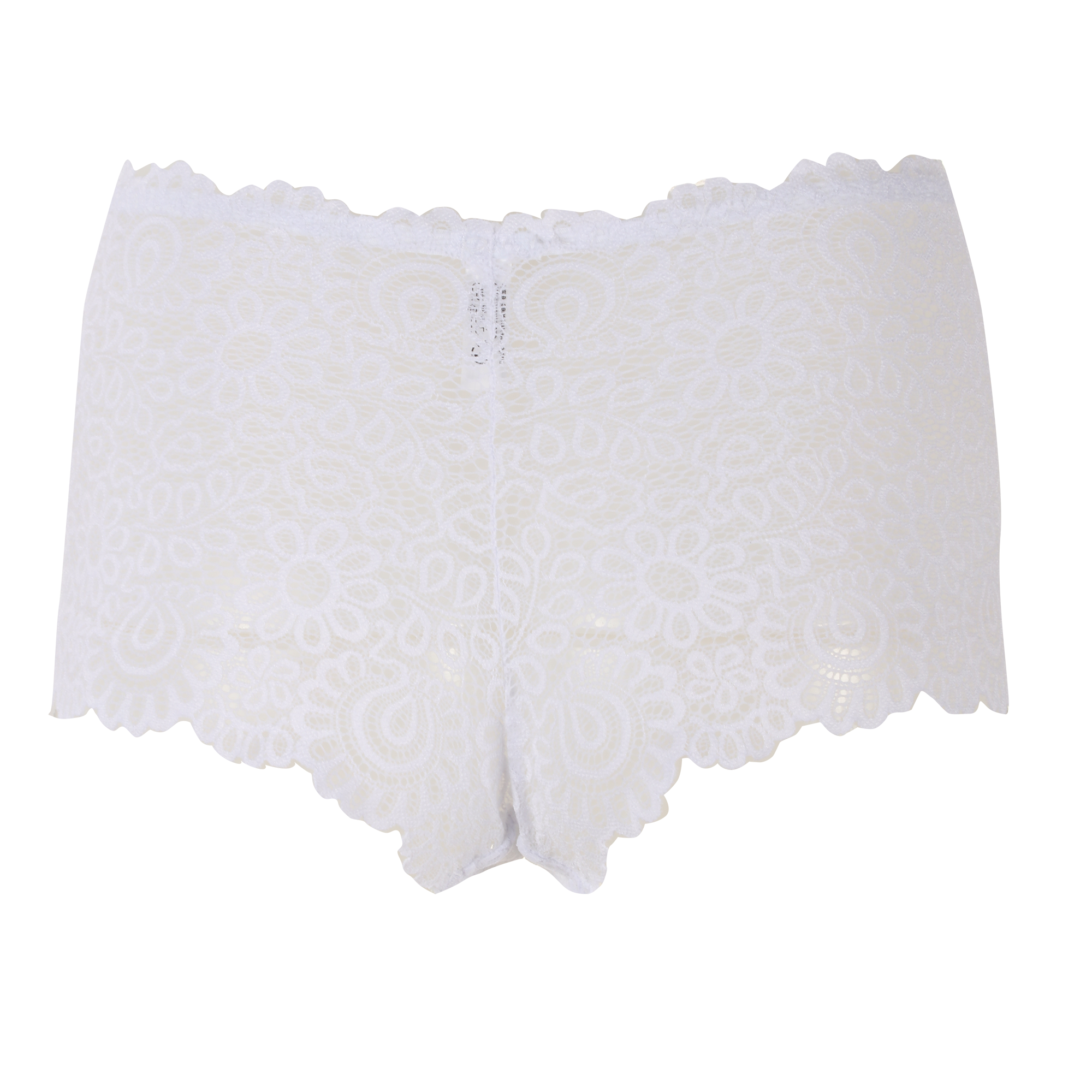 Shorty en dentelle blanc - Blanc