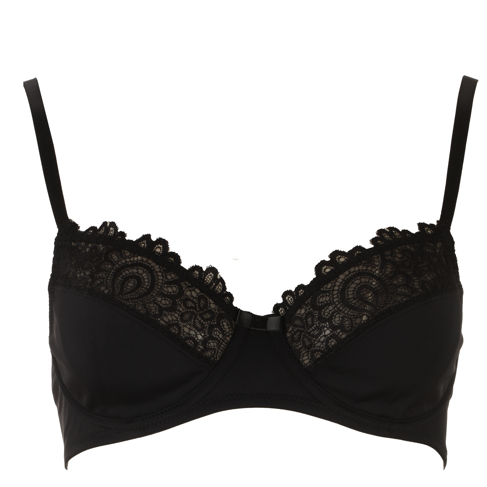 Soutien gorge en dentelle noir - Noir
