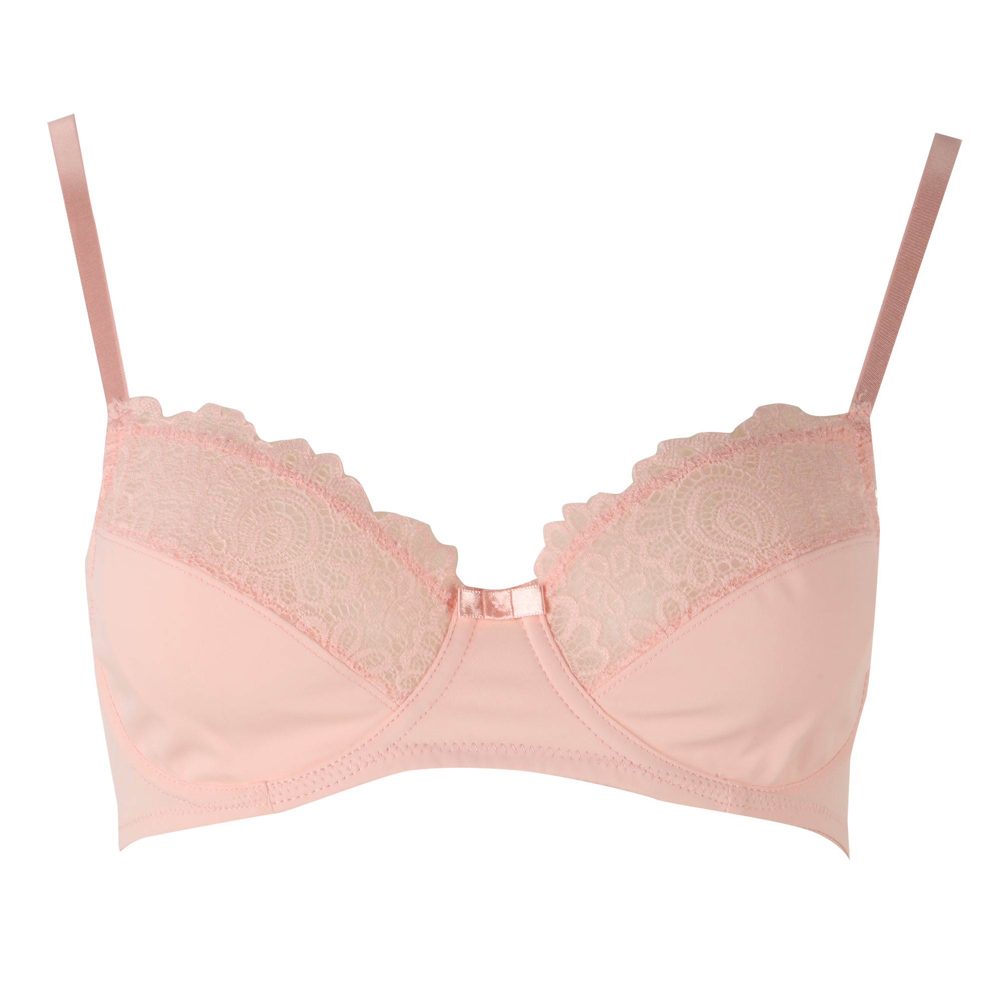 Soutien gorge en dentelle rose - Rose