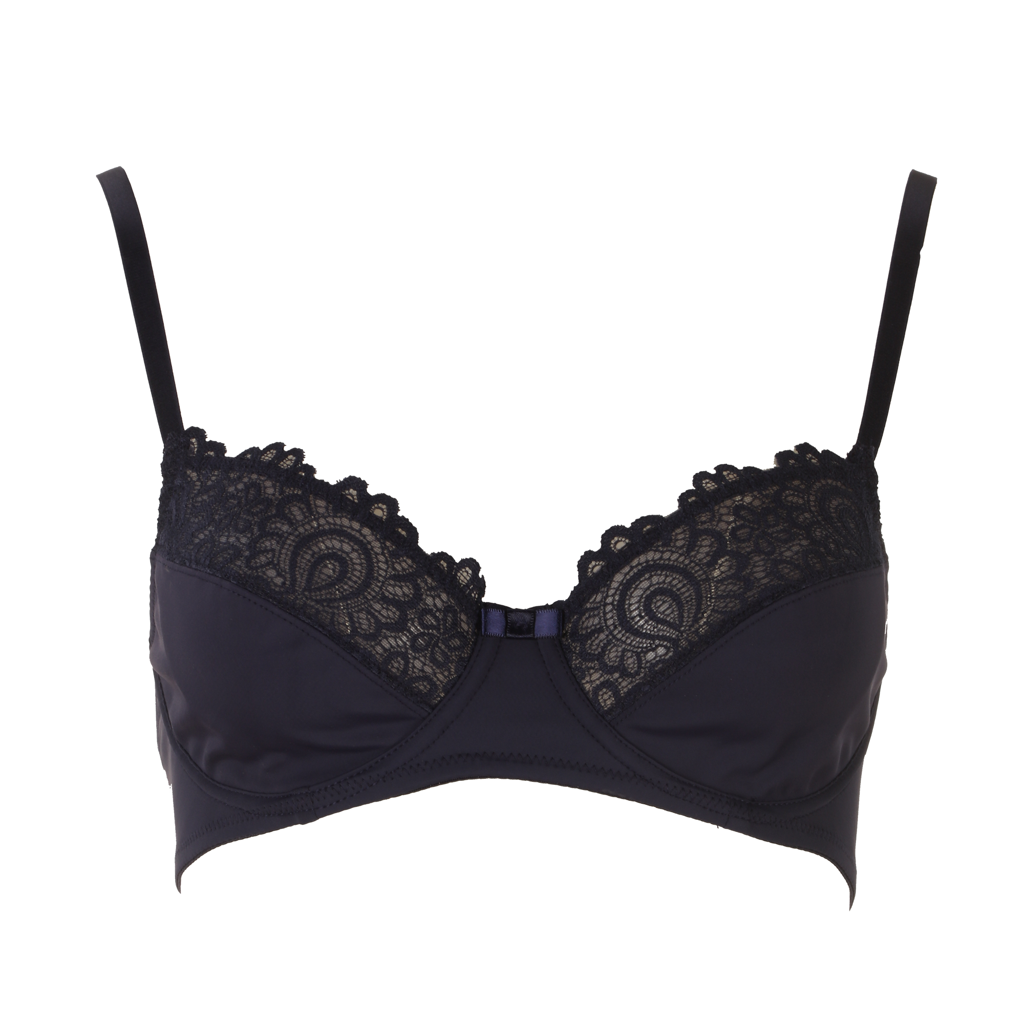 Soutien gorge en dentelle bleu marine - Bleu foncé