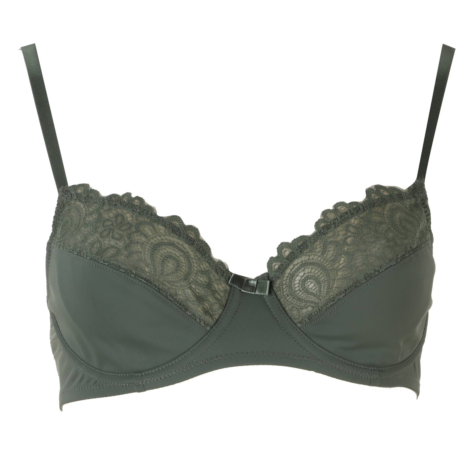 Soutien gorge en dentelle vert - Vert