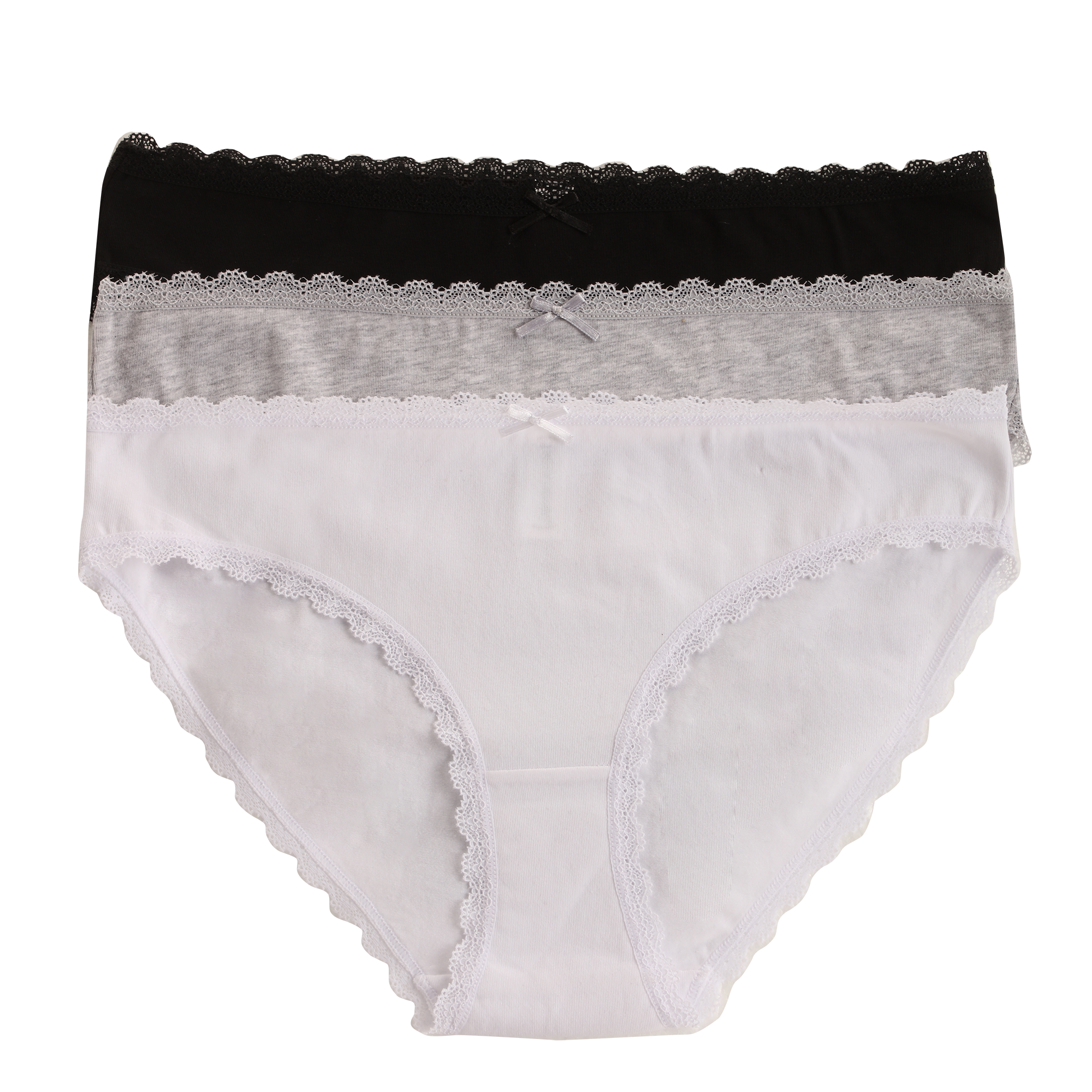 Lot de 3 culottes unis  - Multicolore