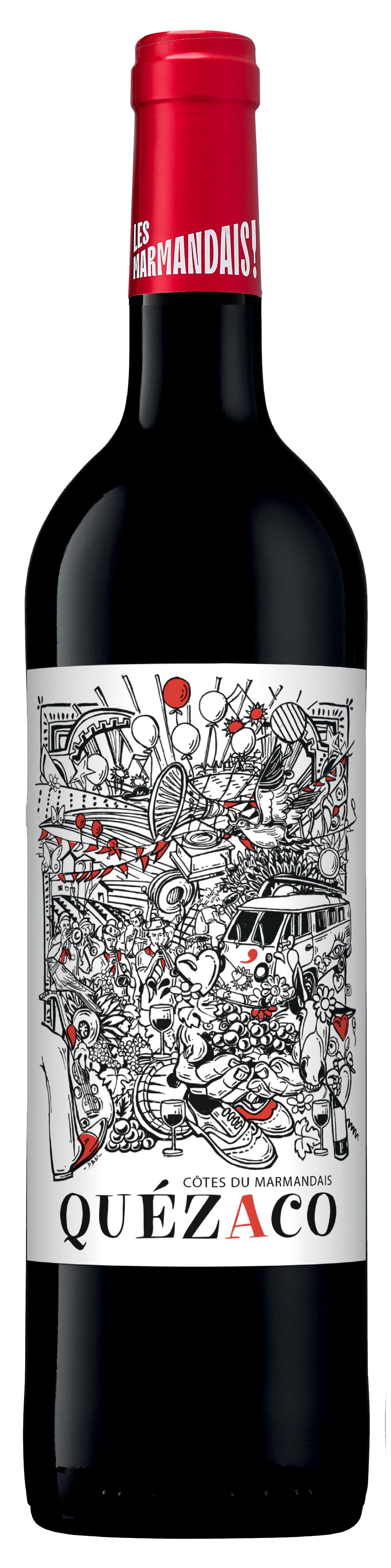 Vin rouge Quezaco Côtes du Marmandais AO 2022 14.5%