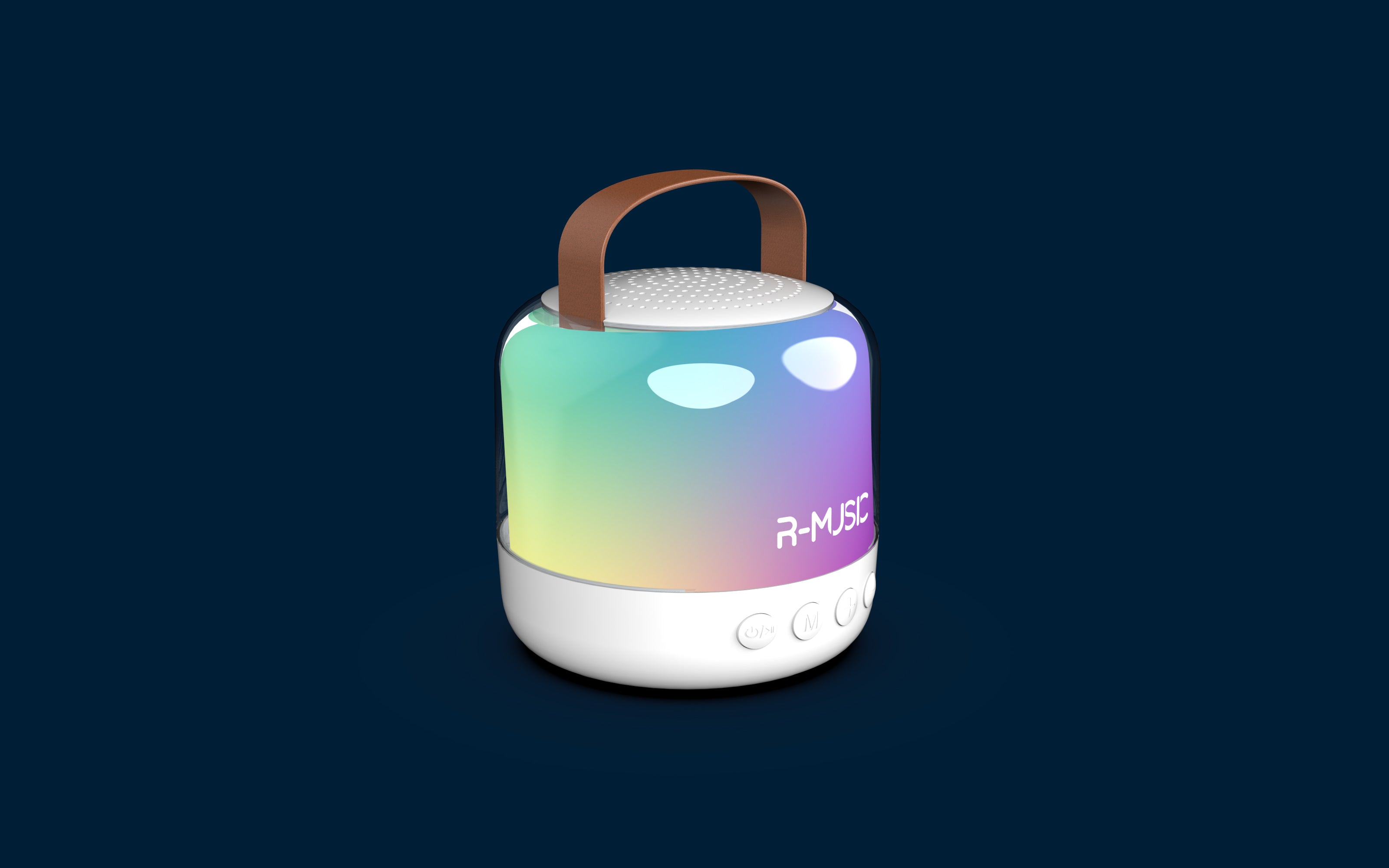 Enceinte sans fil + 2 micros Rainbow Duo