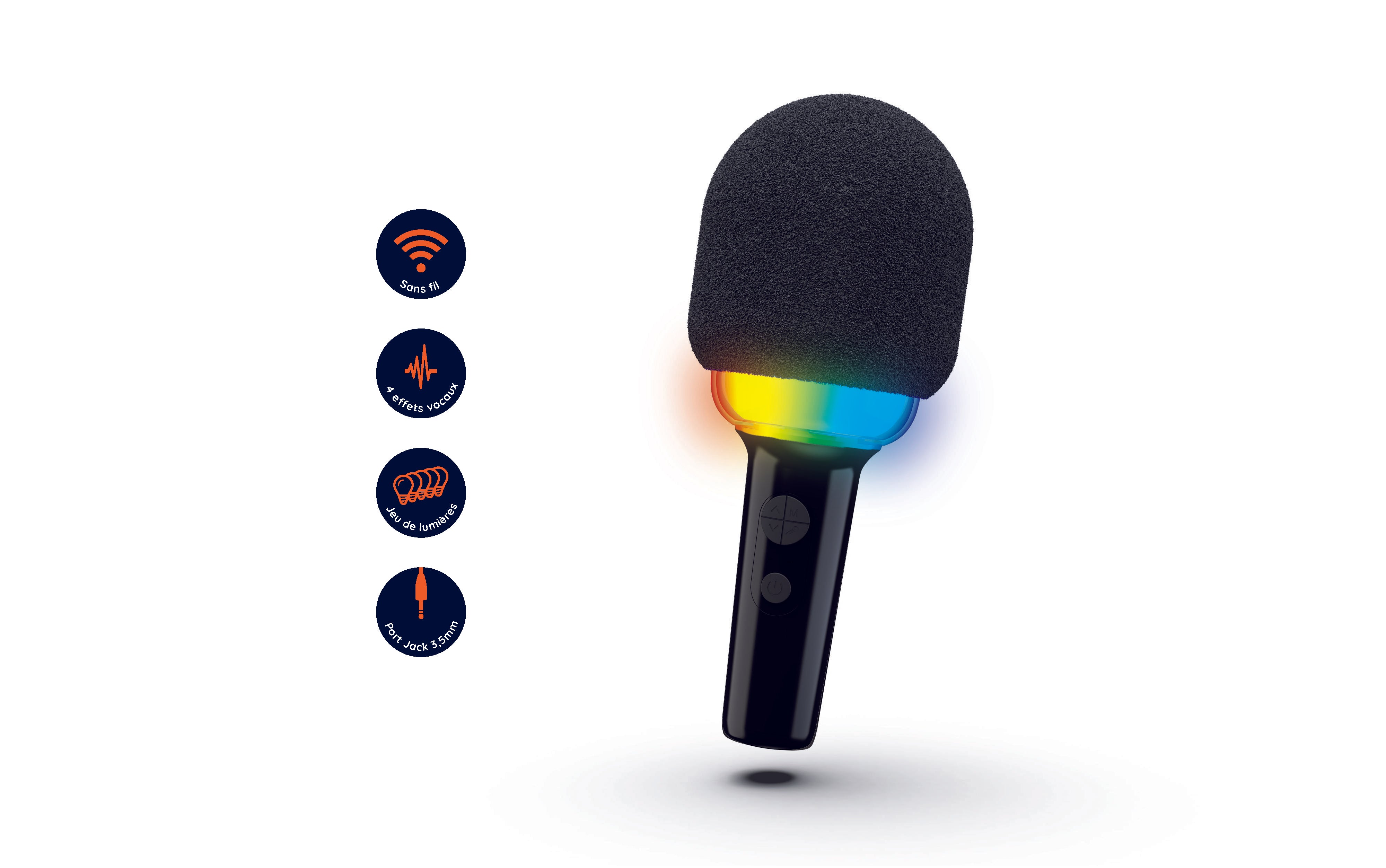Microphone Karaoké sans Fil + Enceinte Portable