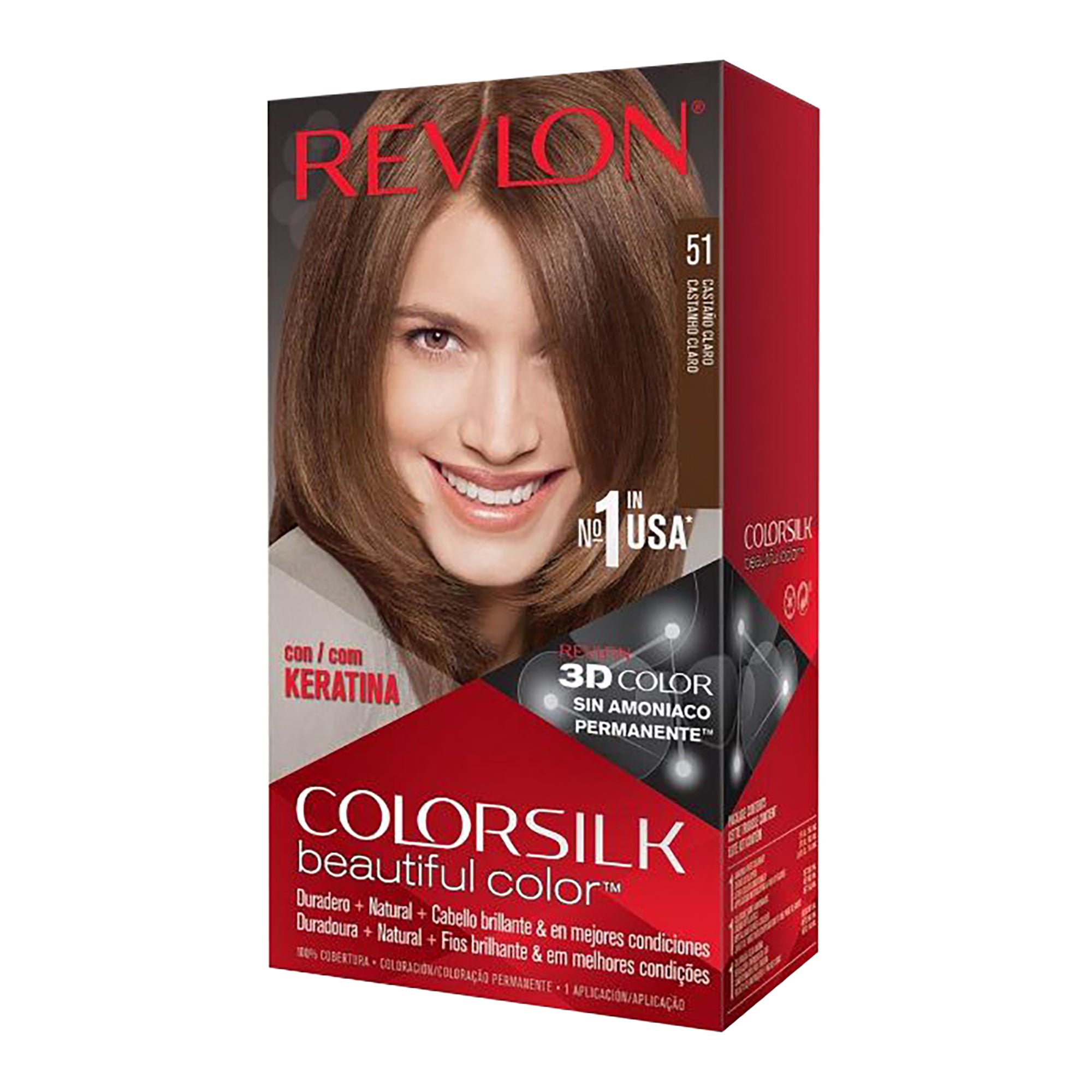 Coloration 51 châtain clair Colorsilk