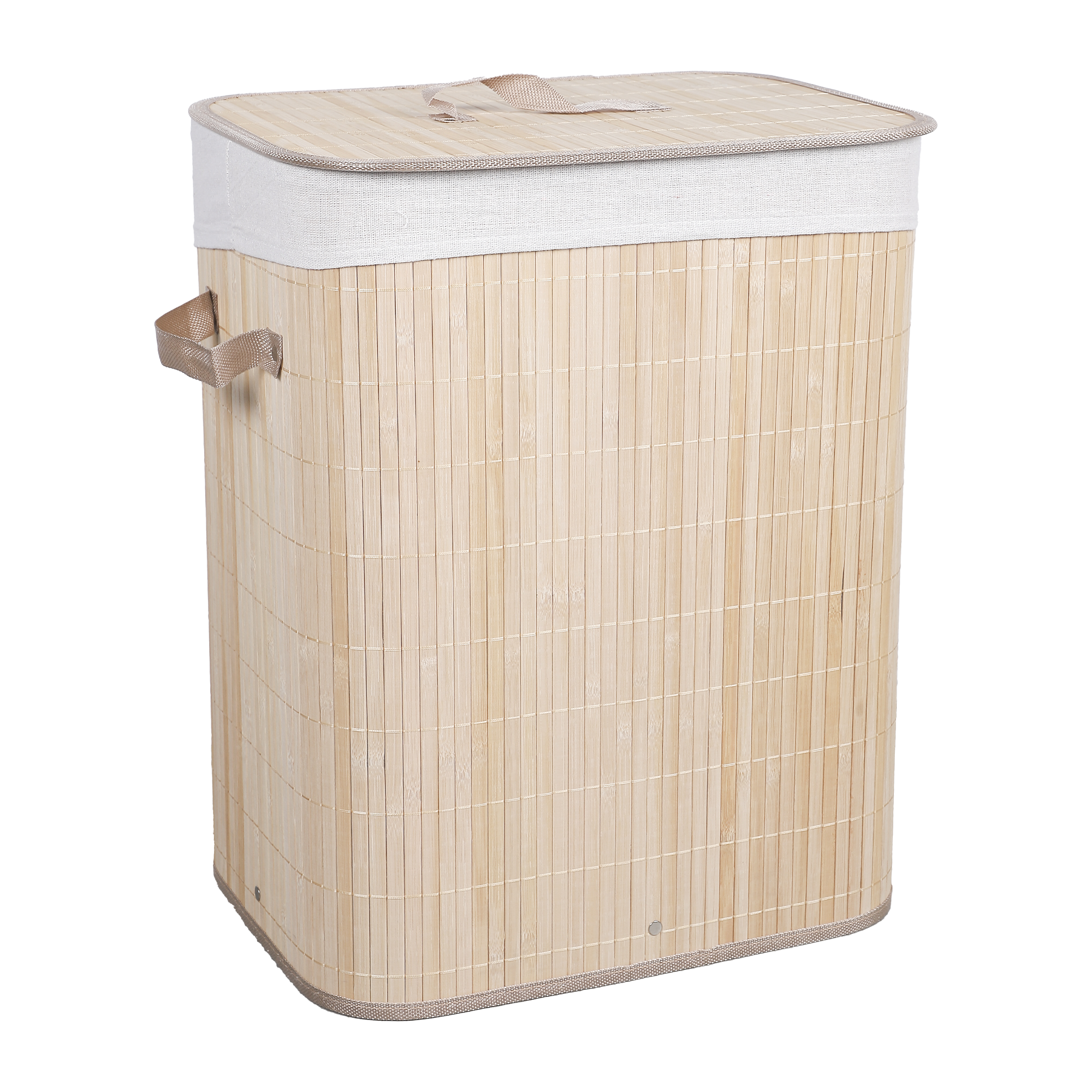 Panier à linge bambou pliable