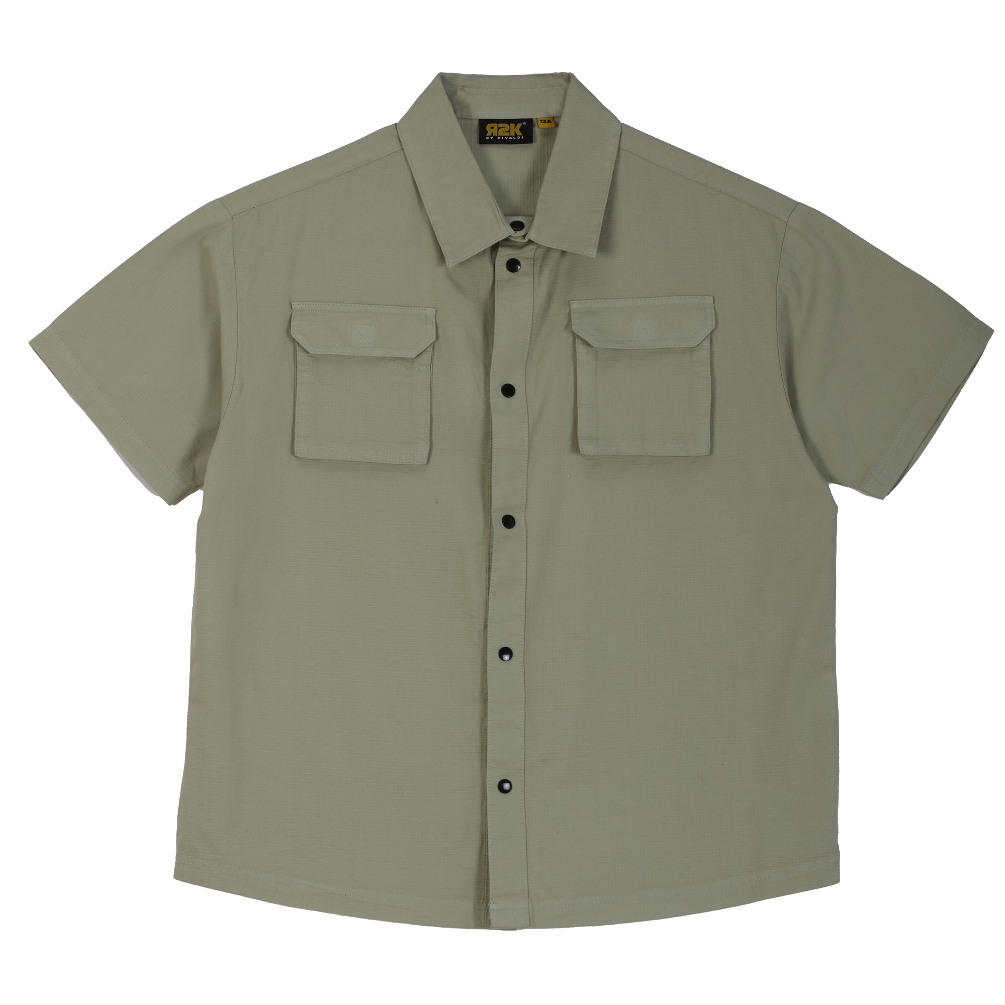 Chemise manches courtes 7/12 ans - Beige