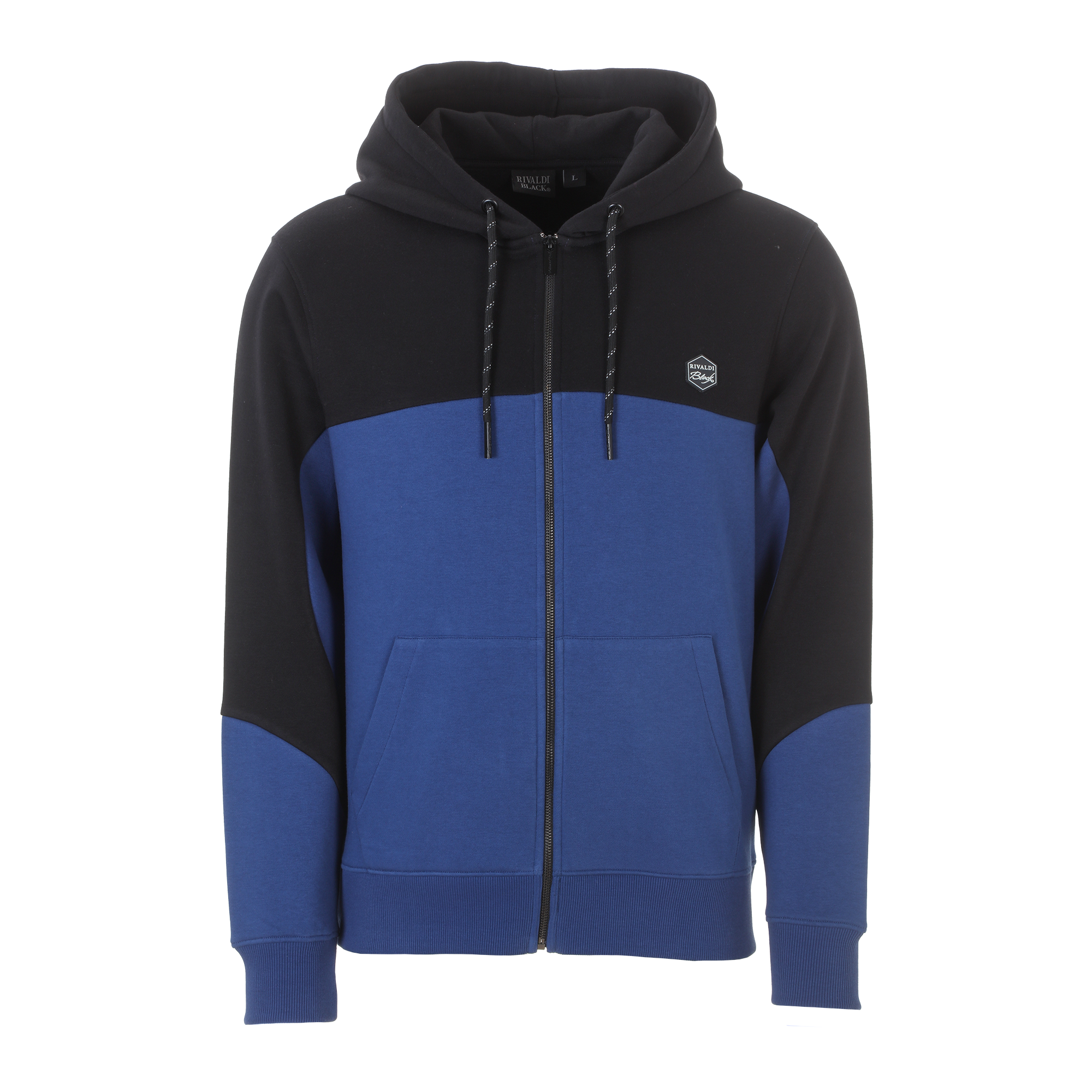 Veste zippée à capuche  - Bleu foncé