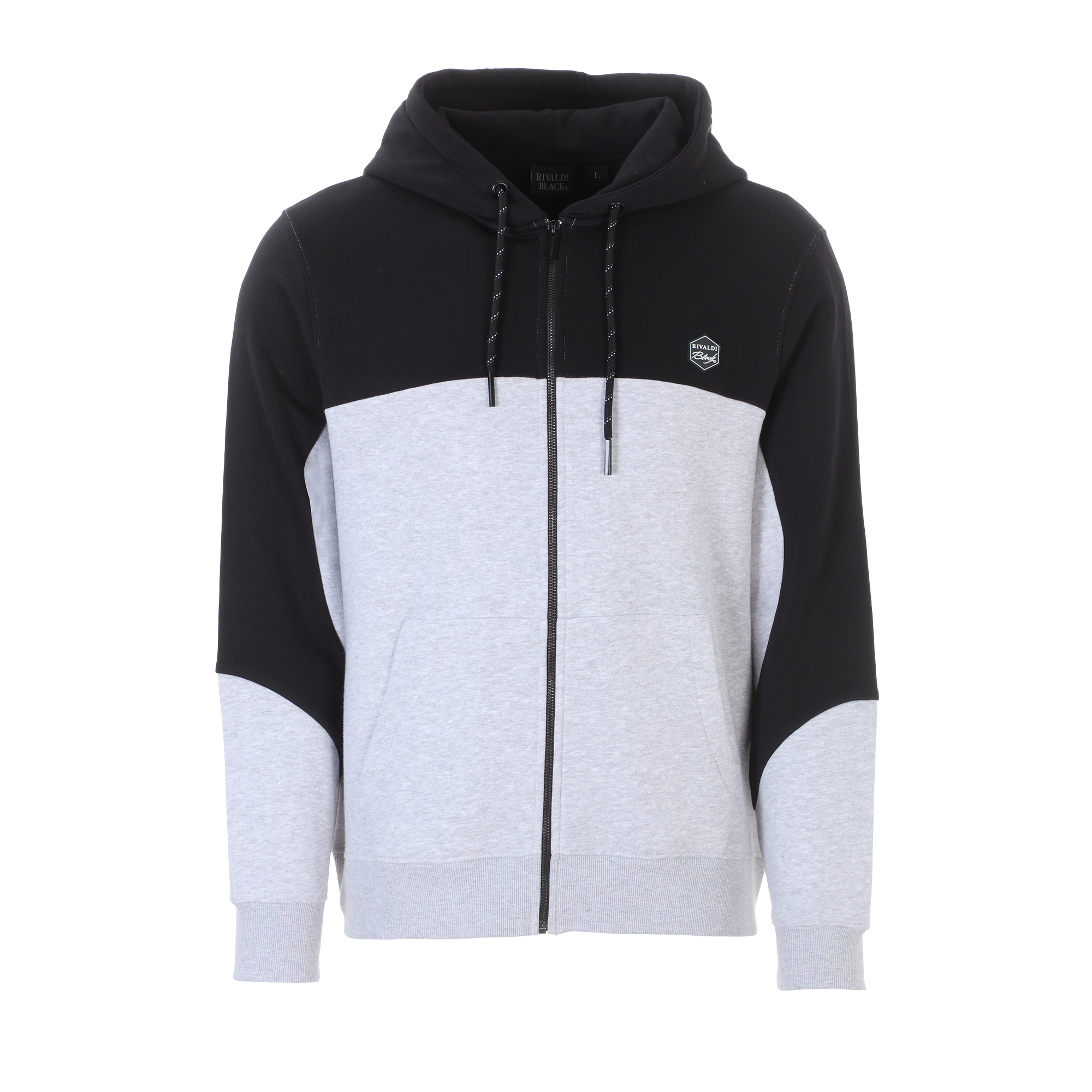 Veste zippée à capuche  - Bleu foncé