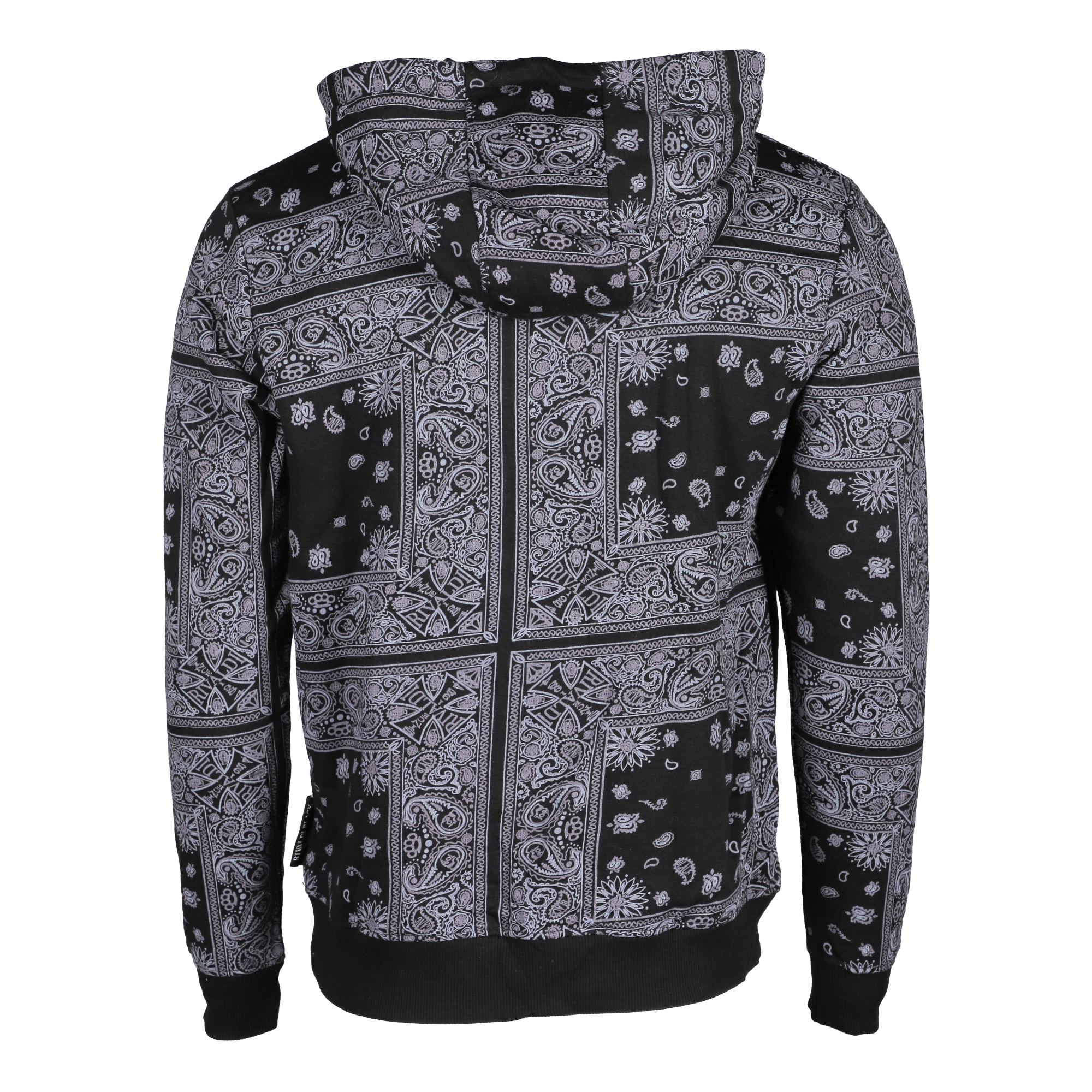 Sweat à capuche imprimé  - Gris