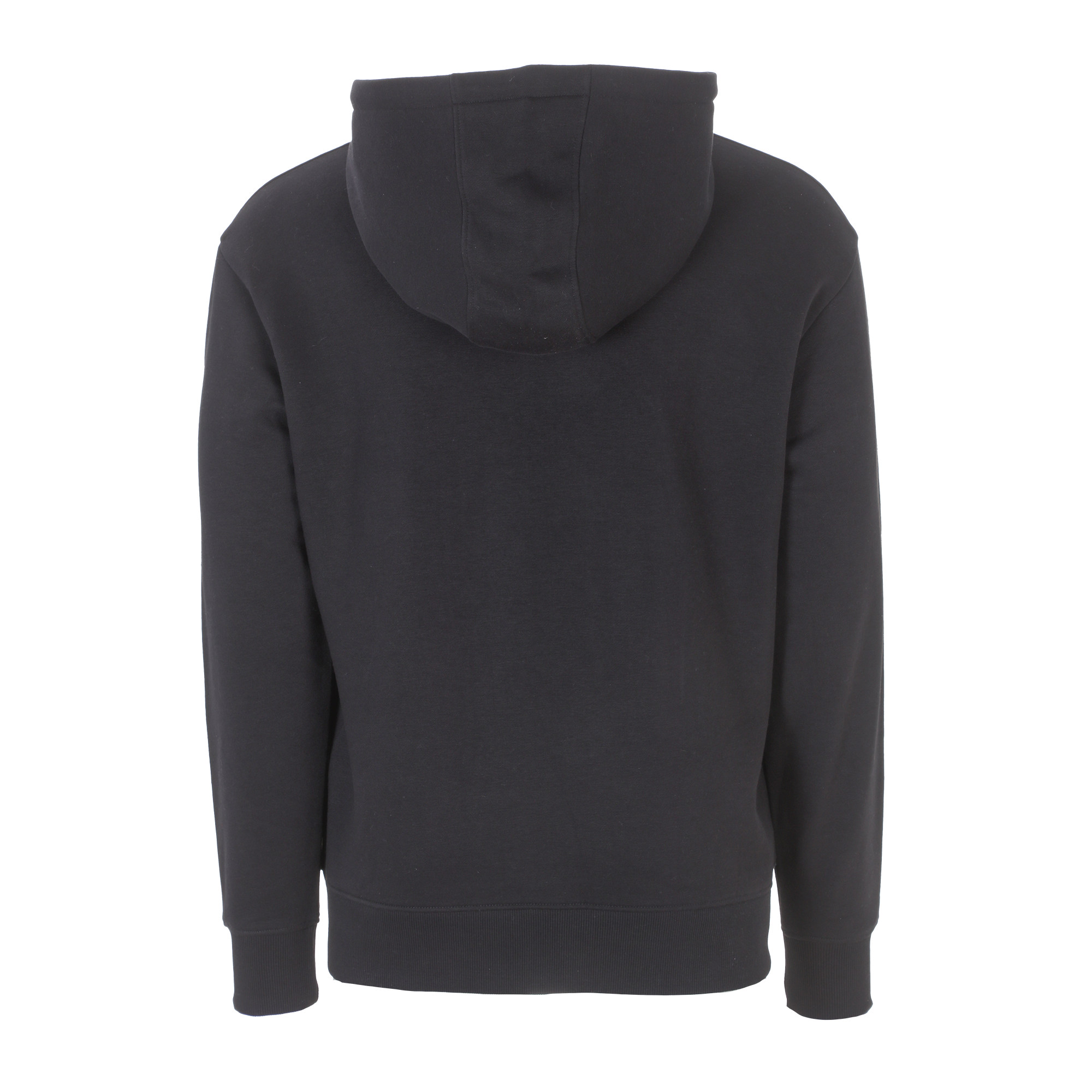 Sweat à capuche rond imprimé  - Bleu