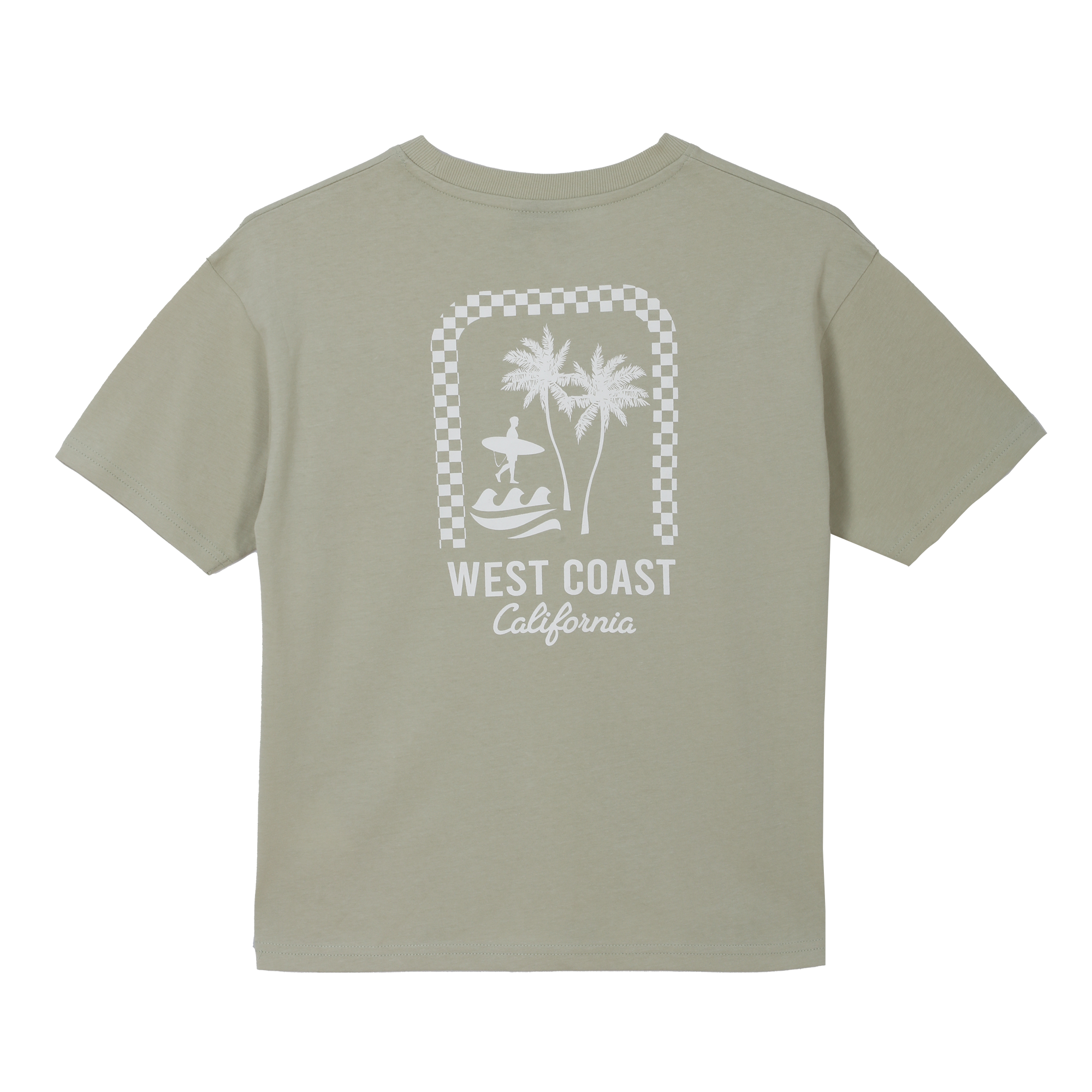 Tee-shirt manches courtes oversize 7/10 ans - Blanc