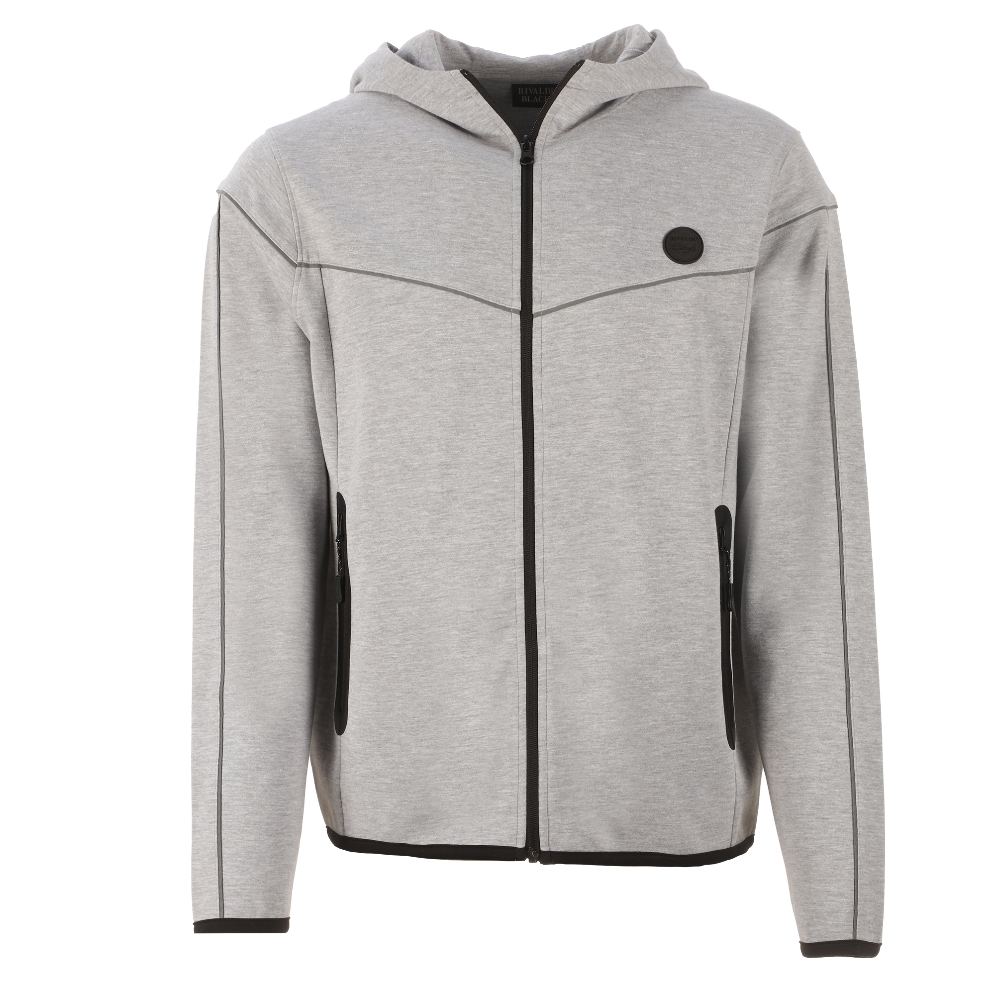 Sweat zippé à capuche  - Noir