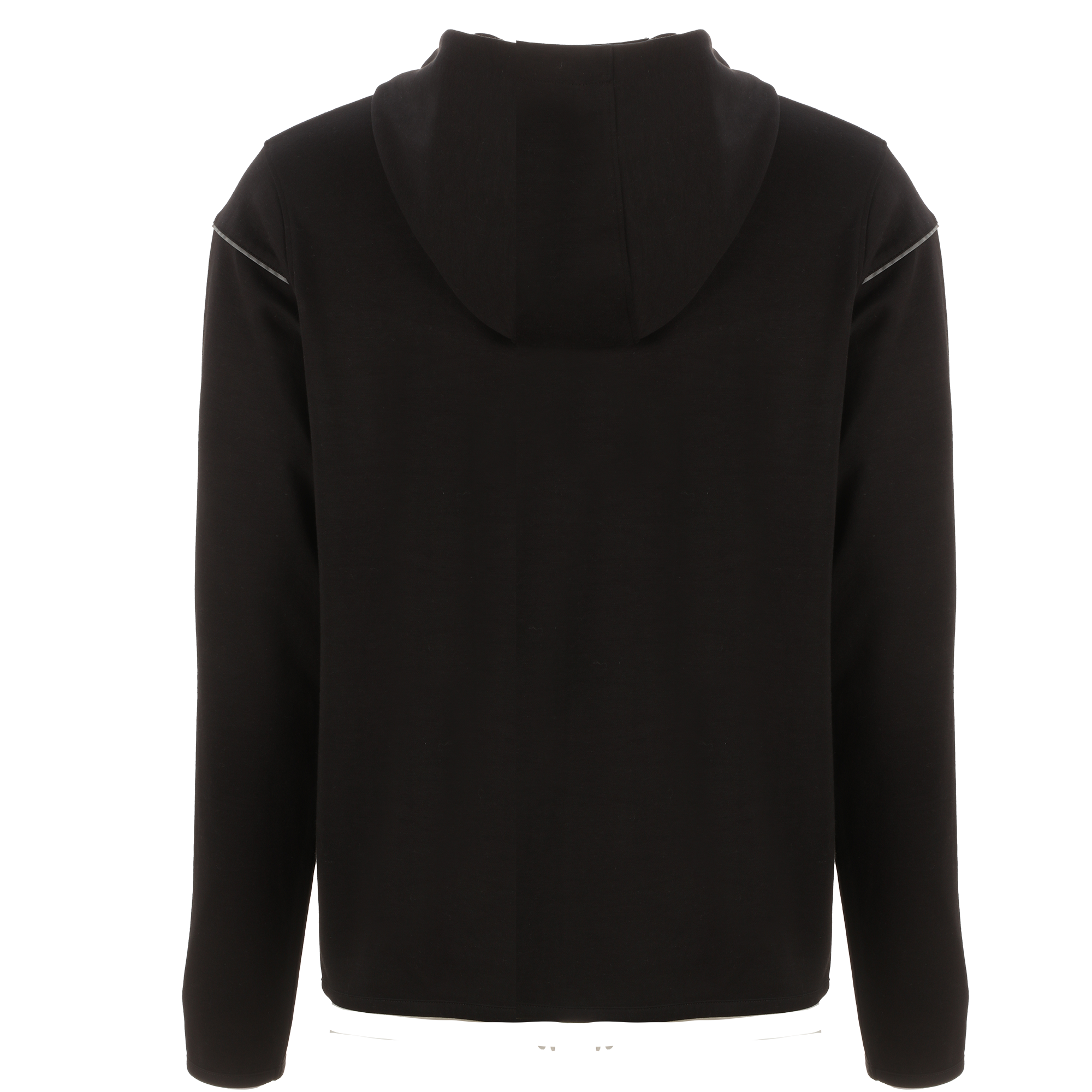 Sweat zippé à capuche  - Noir