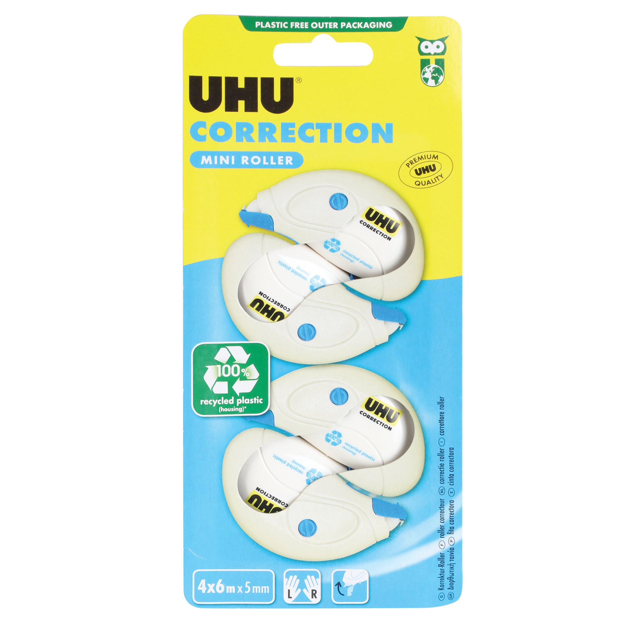4 mini rollers de correction