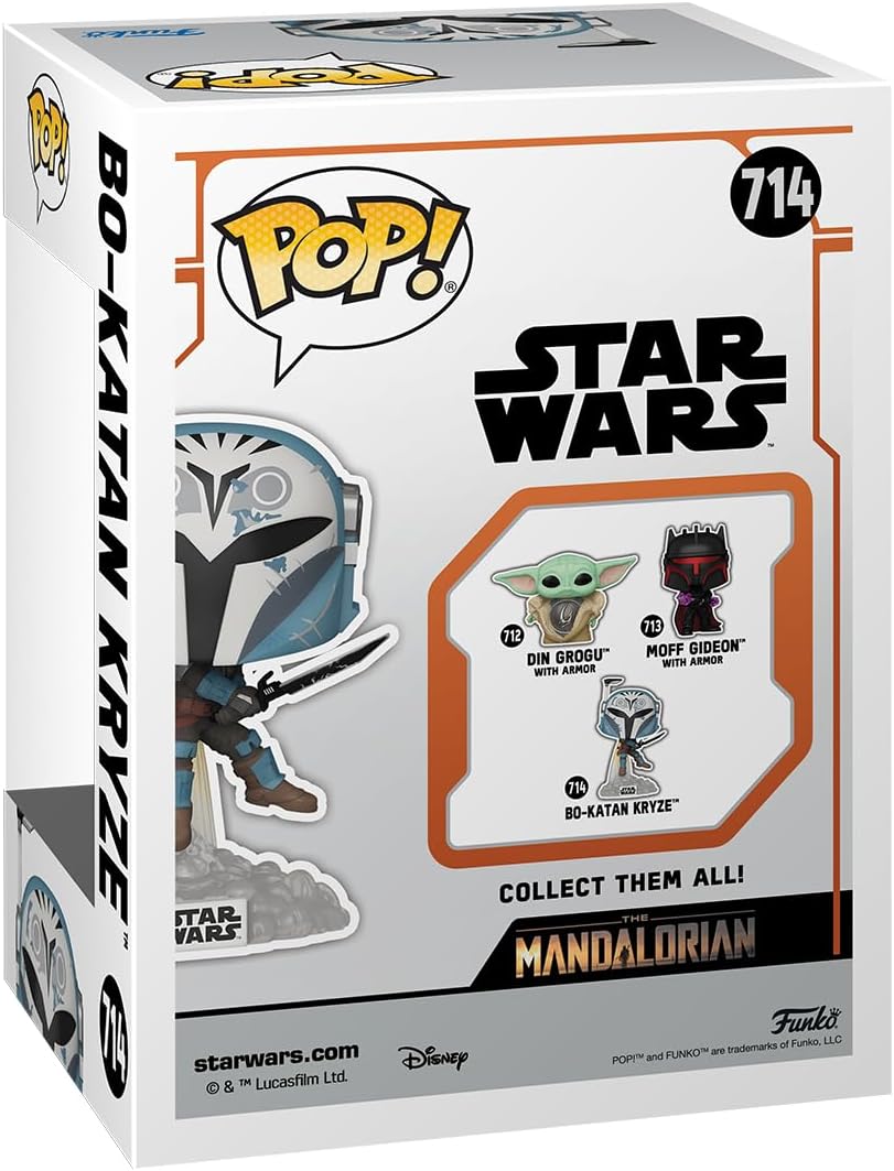 Figurine POP Bo-Katan avec Darksaber? et Jet Pack 9cm