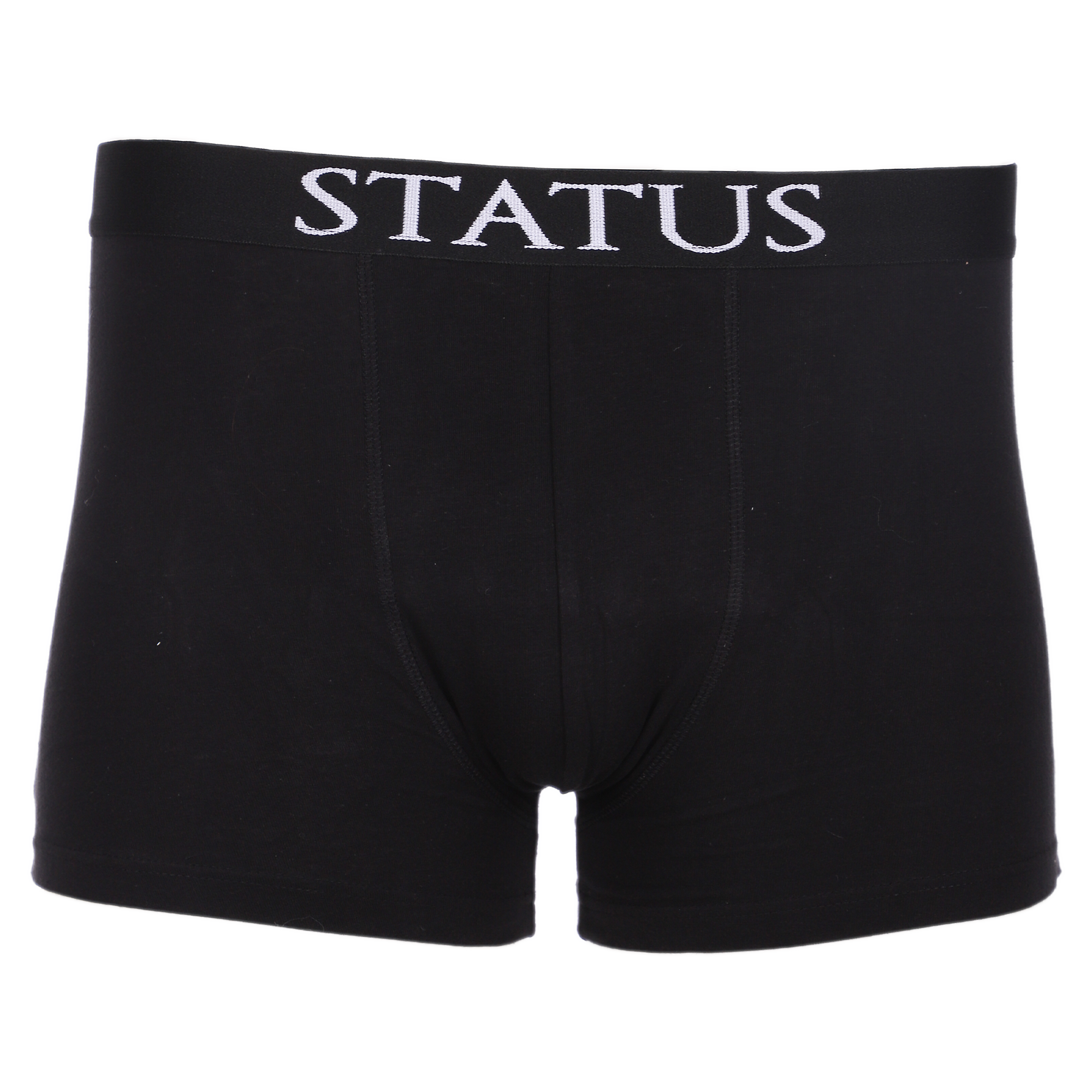 4 BOXERS COTON UNIS S/XXL ELASTHANNE
