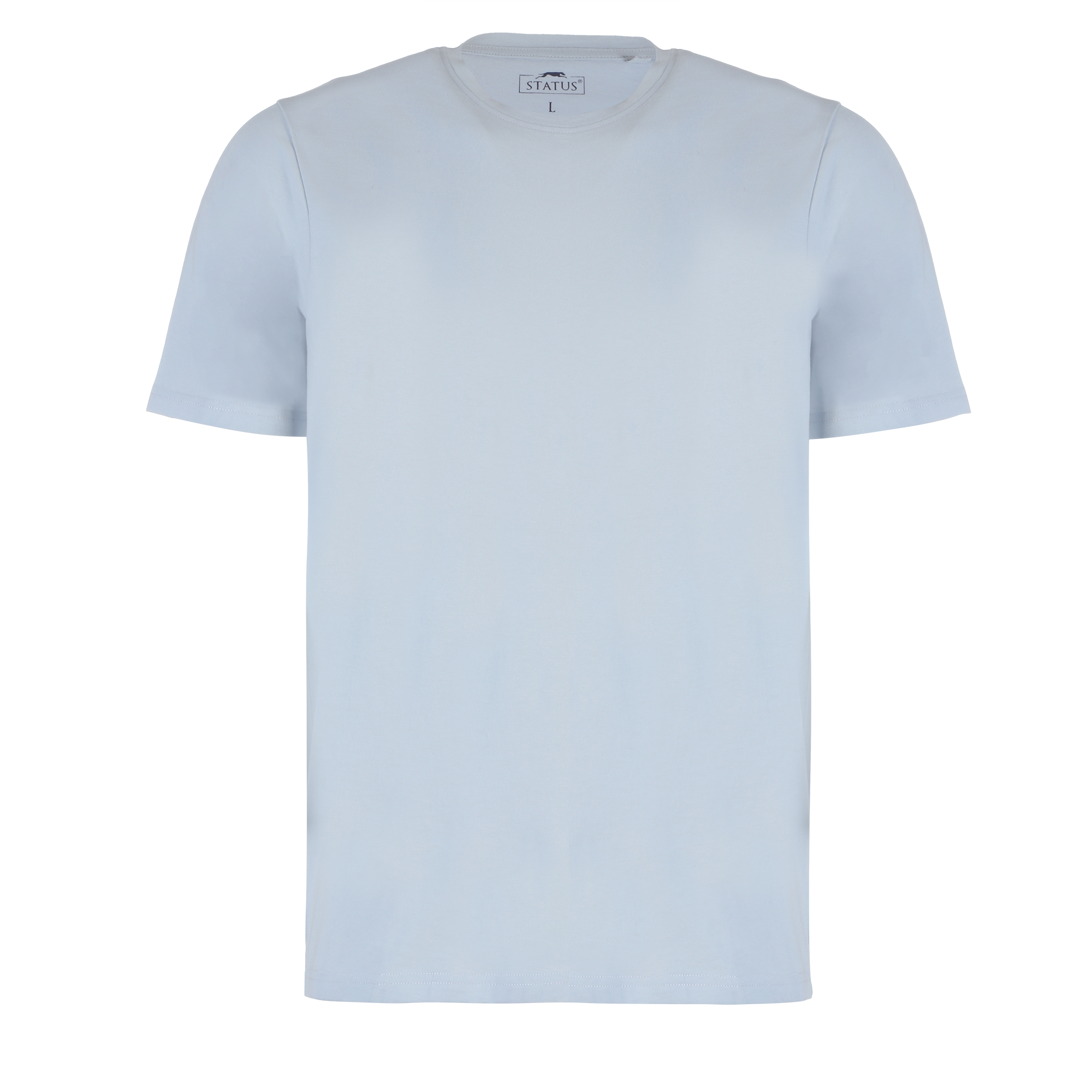 Tee-shirt à col rond - Bleu clair