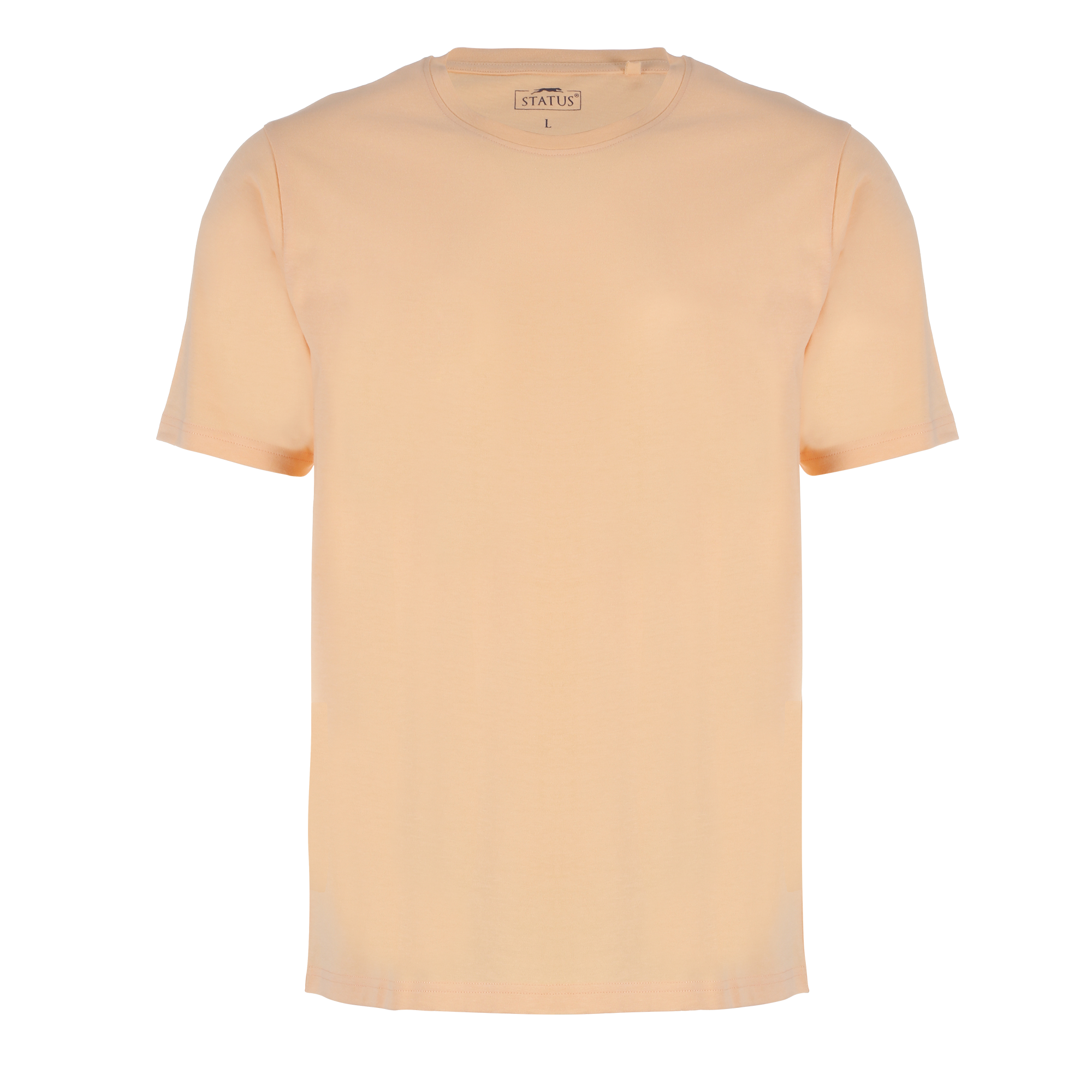 Tee-shirt à col rond - Orange