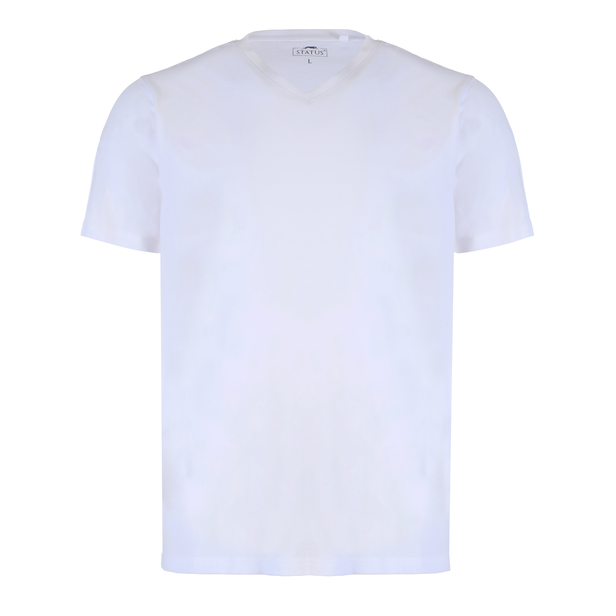 Tee-shirt à col V - Noir