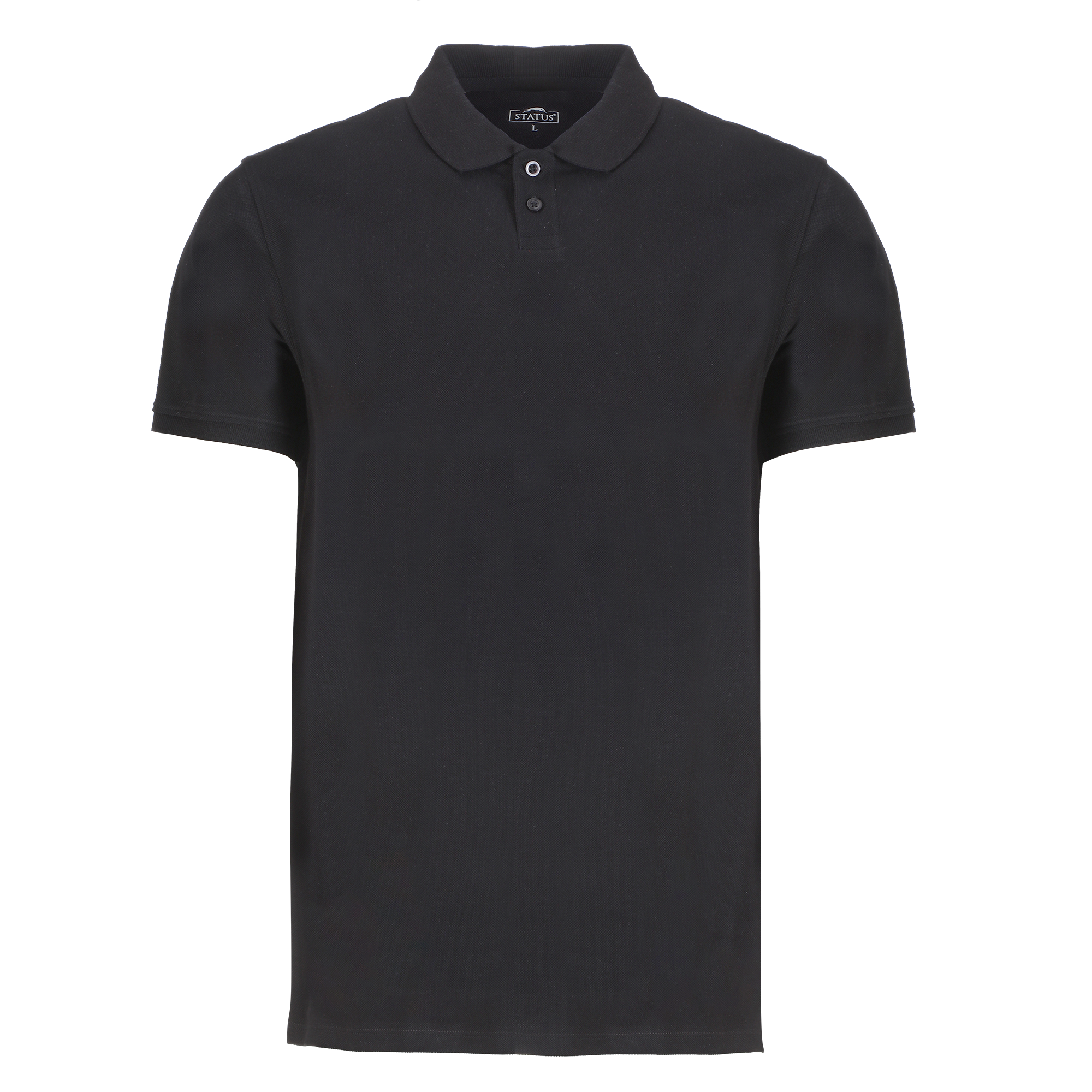 Polo manches courtes en maille piquée - Blanc