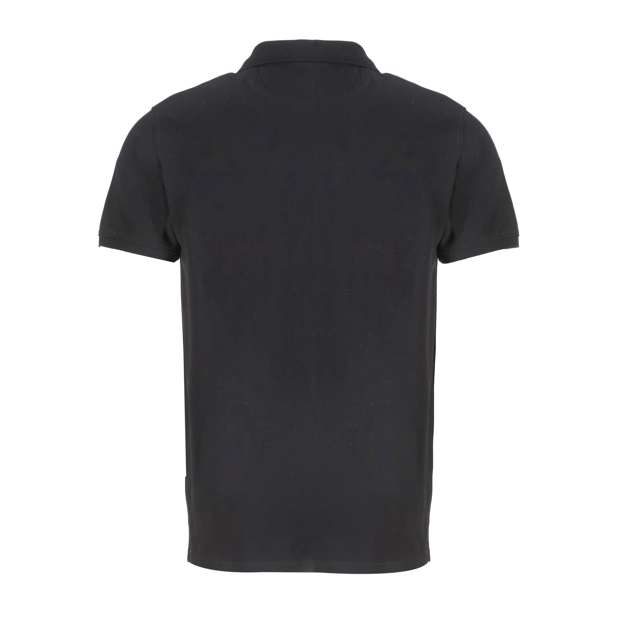 Polo manches courtes en maille piquée - Noir
