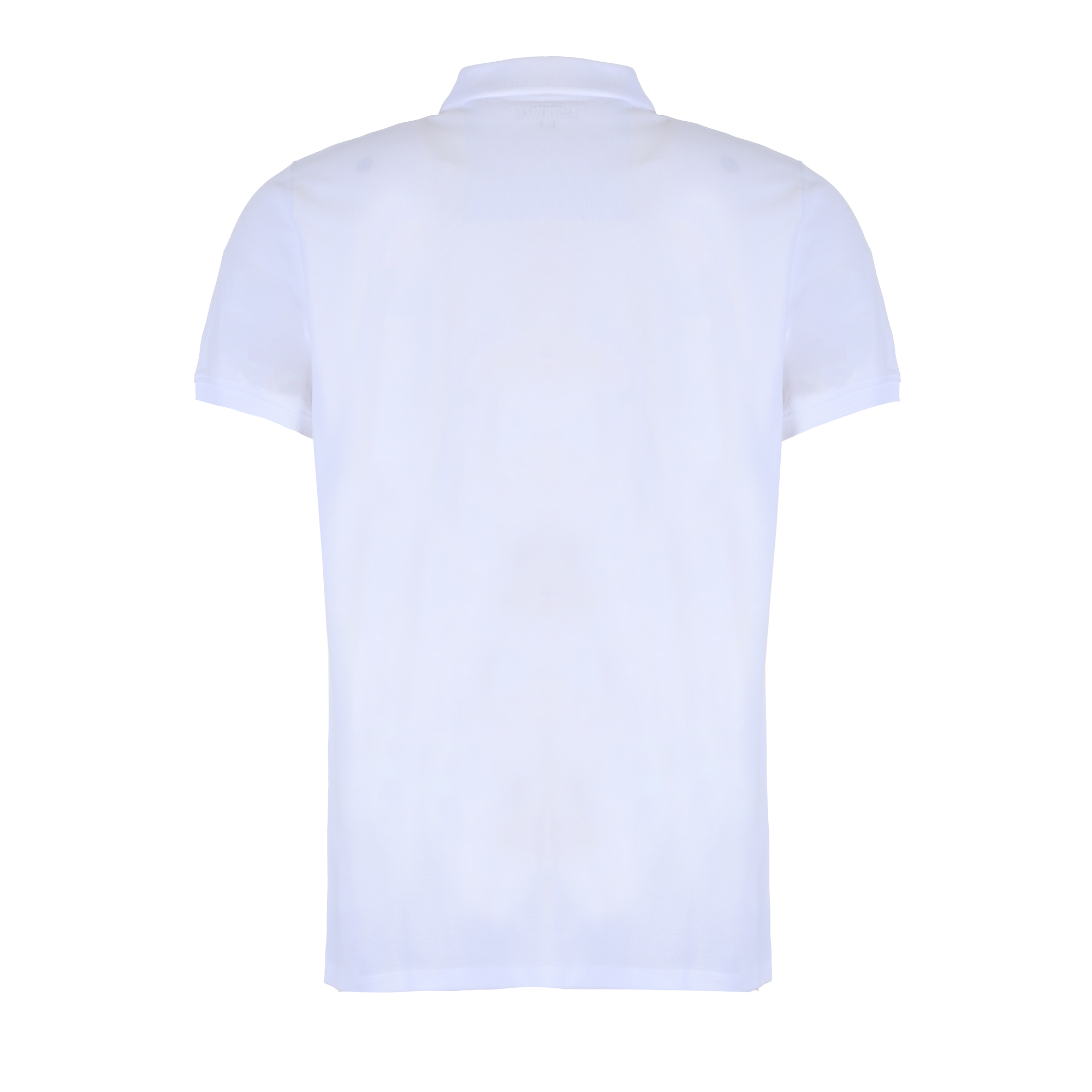 Polo manches courtes en maille piquée - Blanc