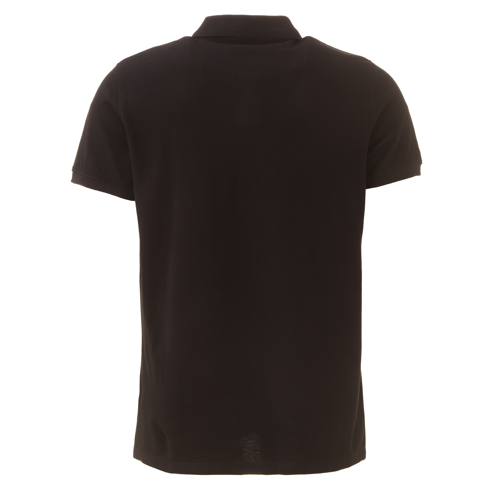 Polo manches courtes maille piquée - Noir