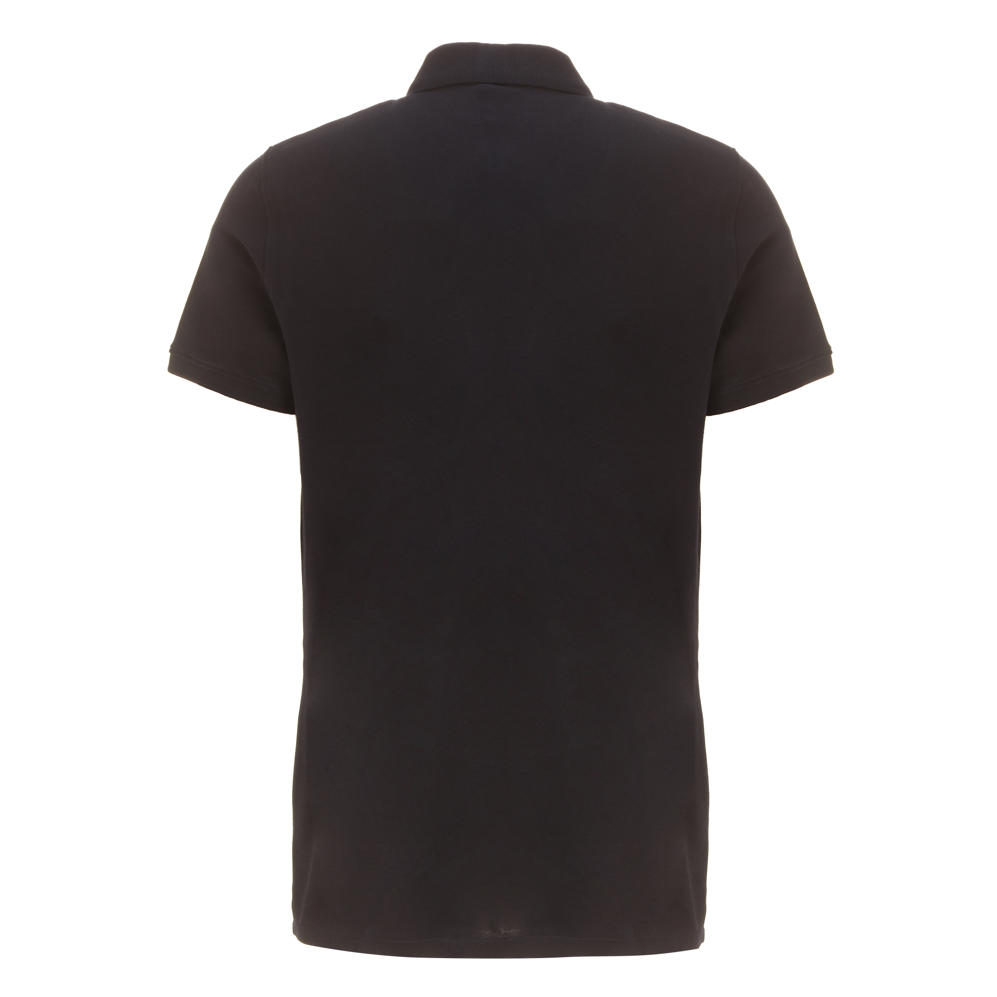 Polo manches courtes maille piquée - Noir