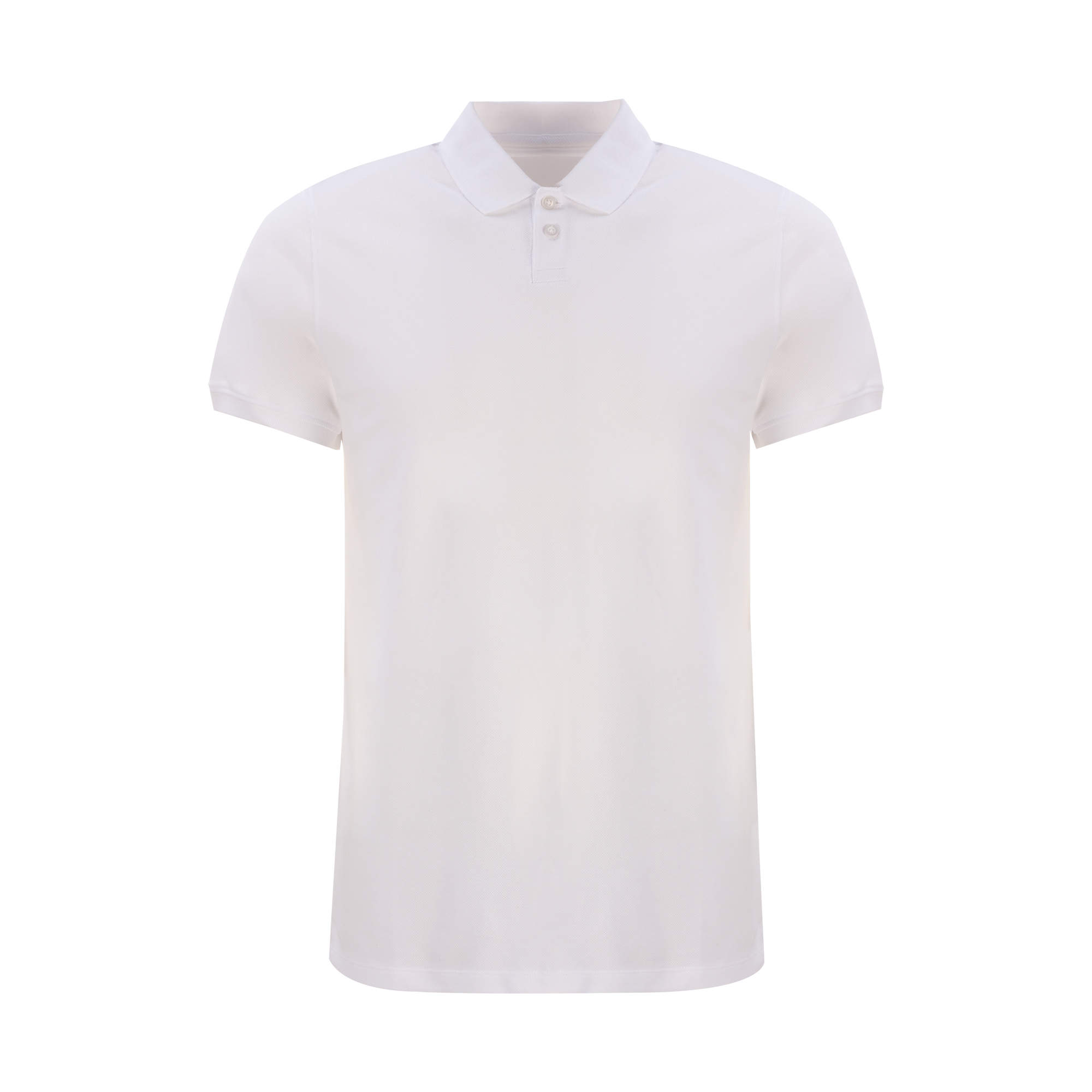 Polo manches courtes maille piquée - Blanc