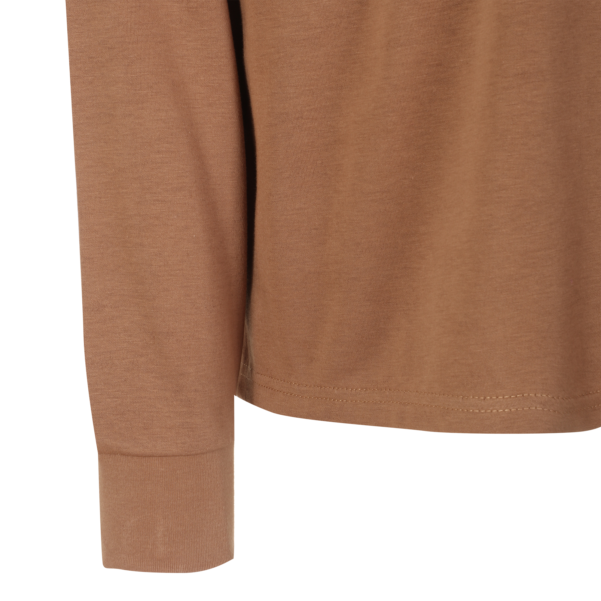 Tee-shirt manches longues  - Marron