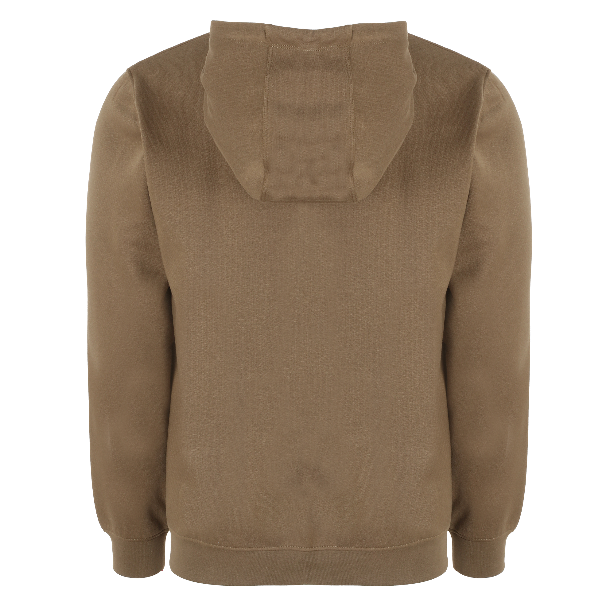 Sweat zippé à capuche  - Kaki