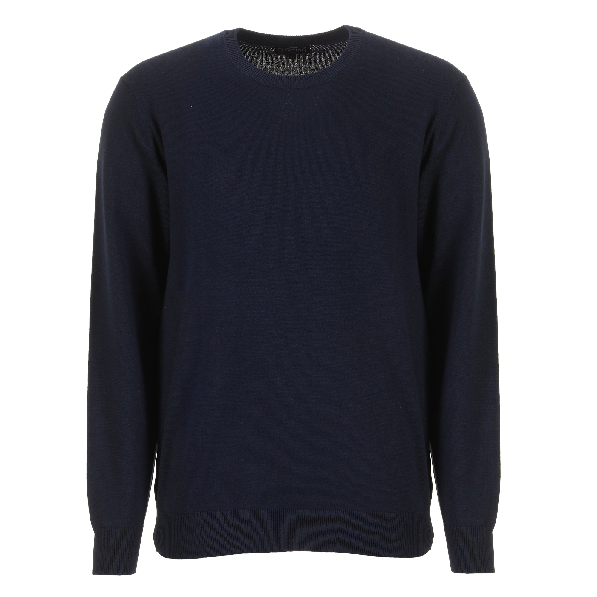 Pull col rond  - Bleu foncé