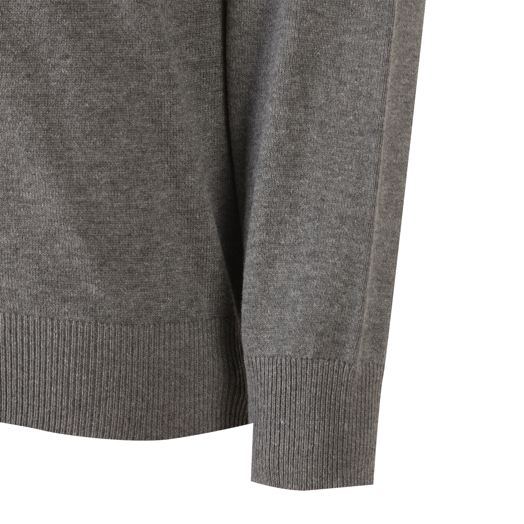 Pull col rond  - Gris