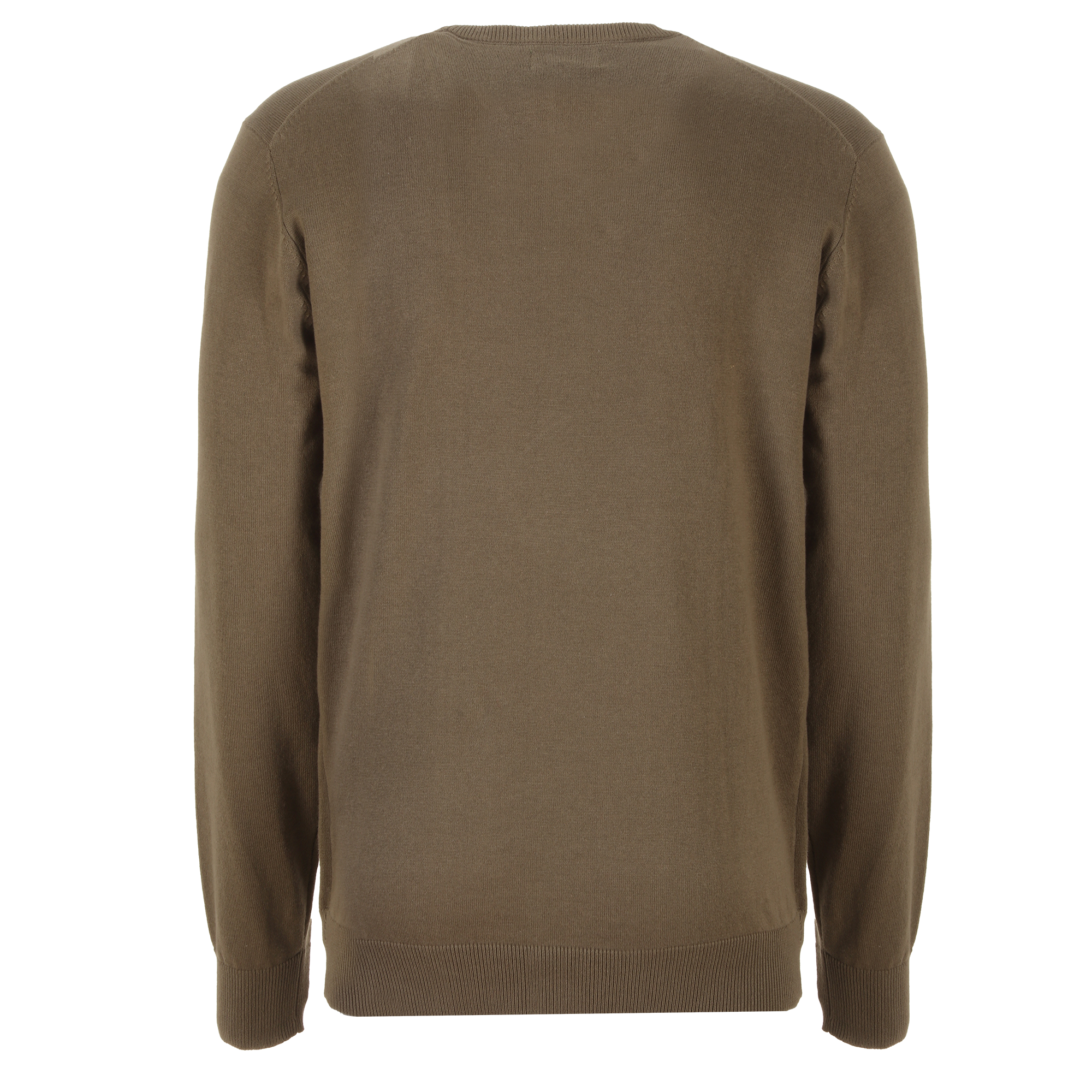 Pull col rond  - Kaki