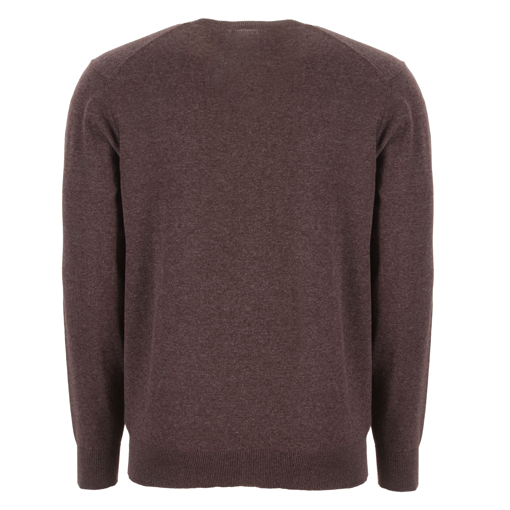 Pull col rond  - Marron