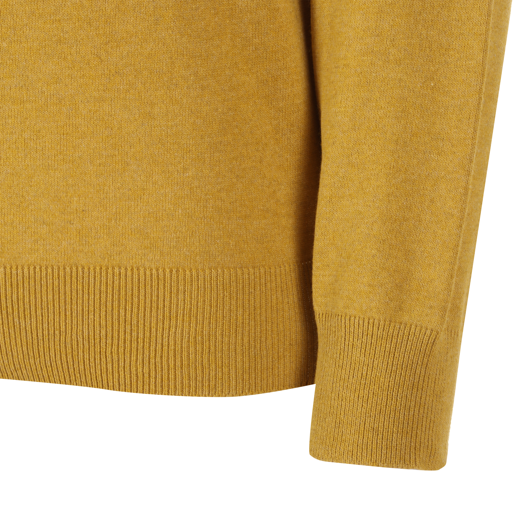 Pull col rond  - Jaune