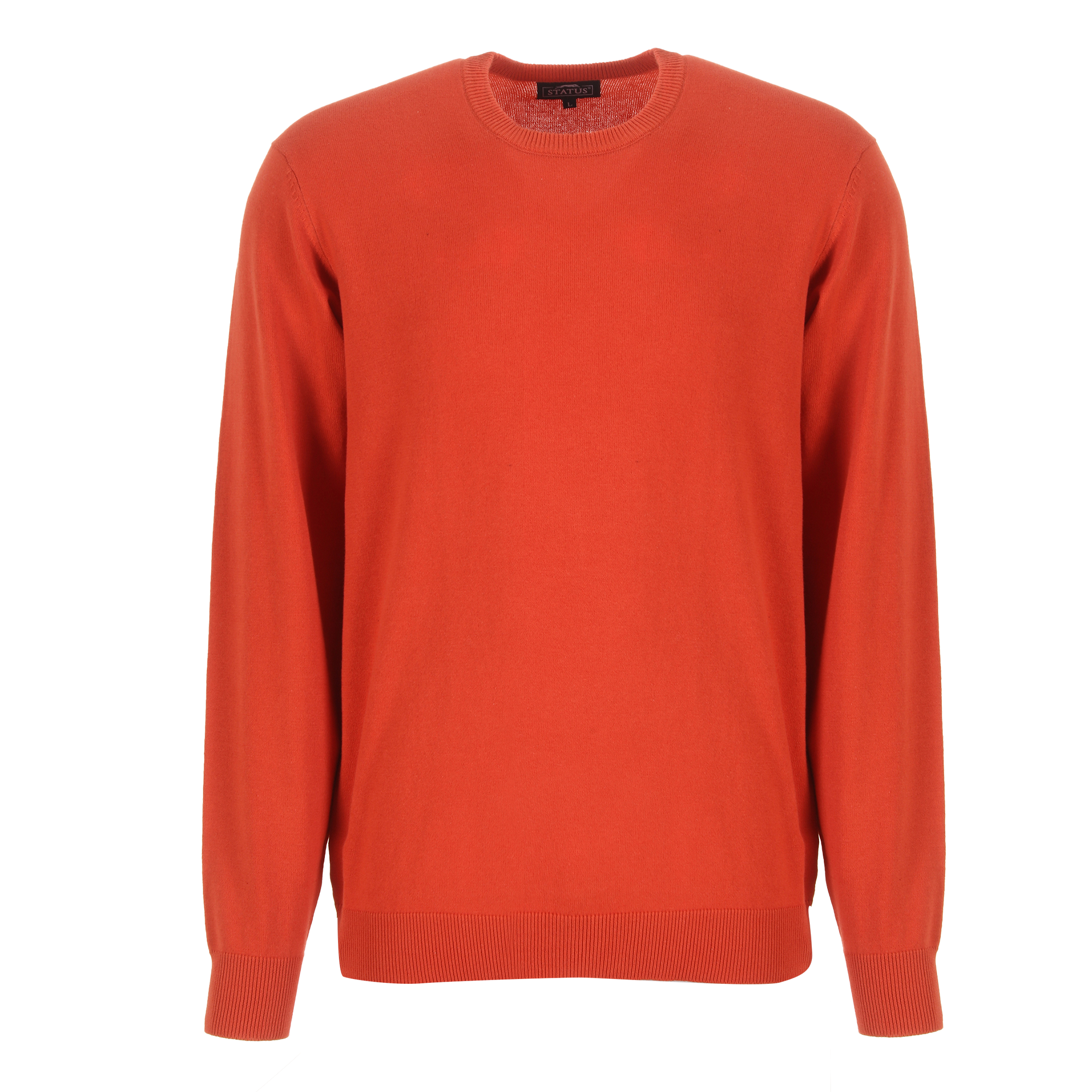 Pull col rond  - Orange