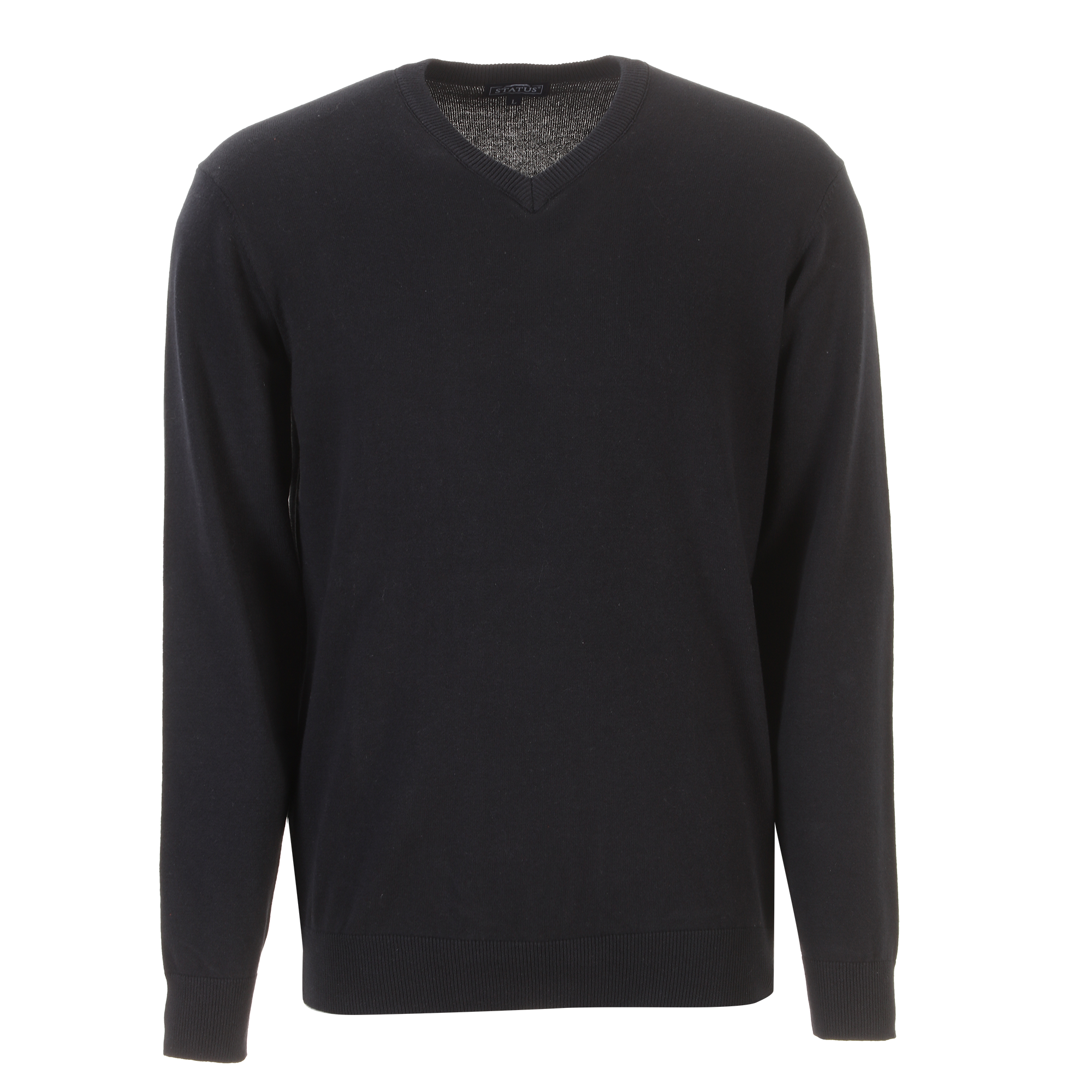 Pull col V  - Gris