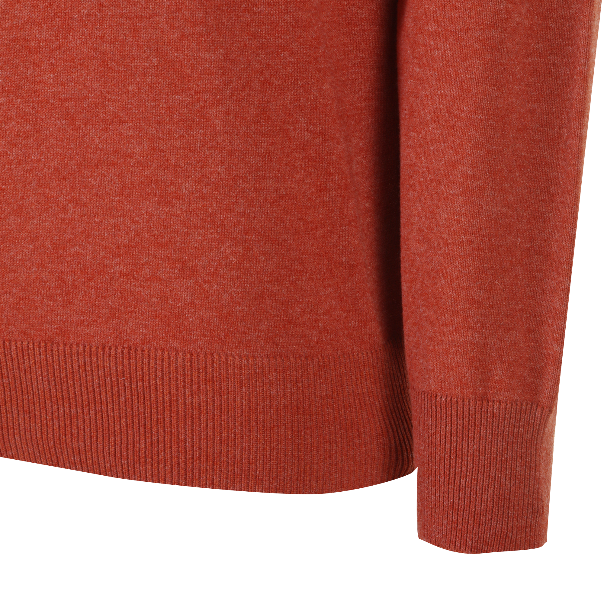 Pull col V - Rouge