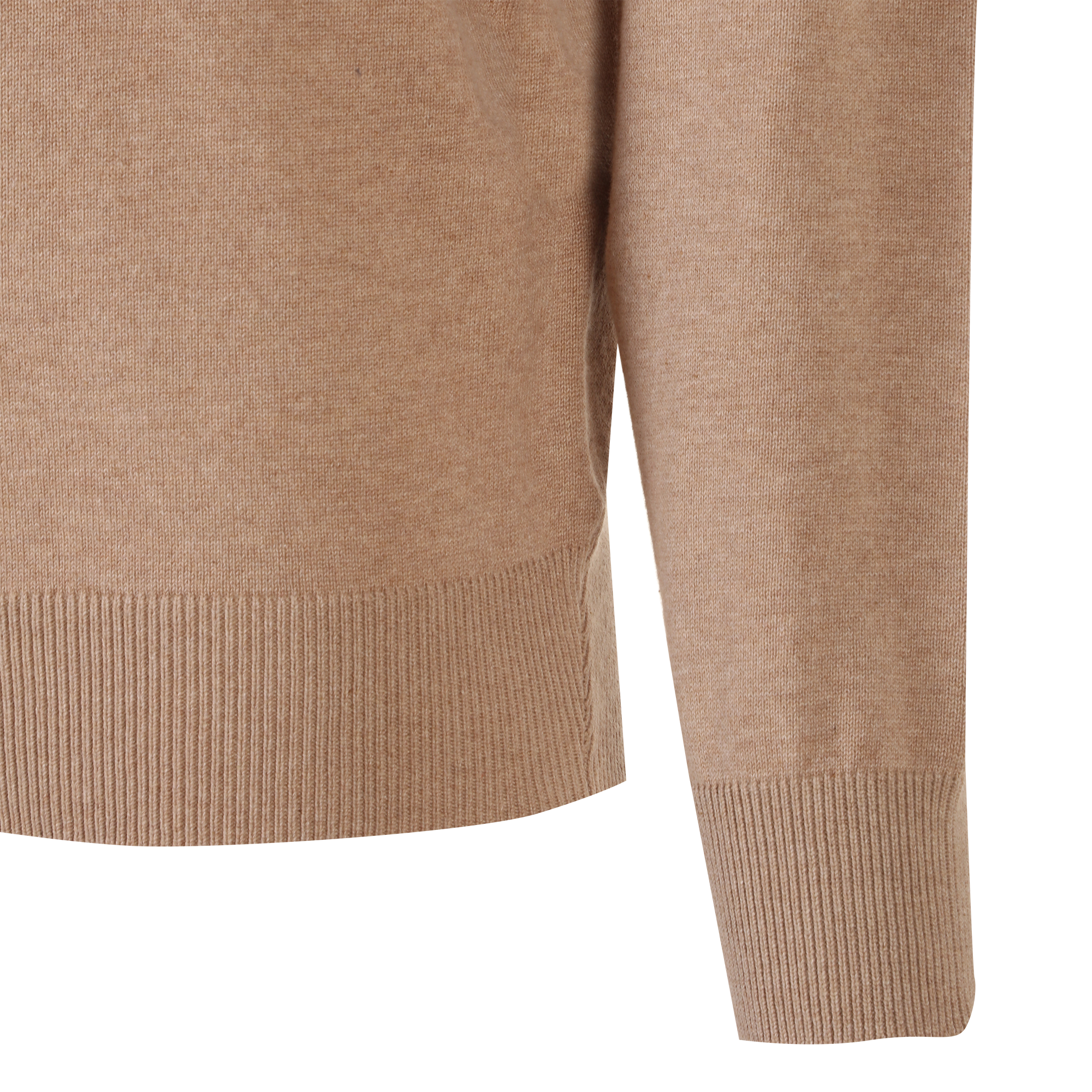 Pull col V - Beige