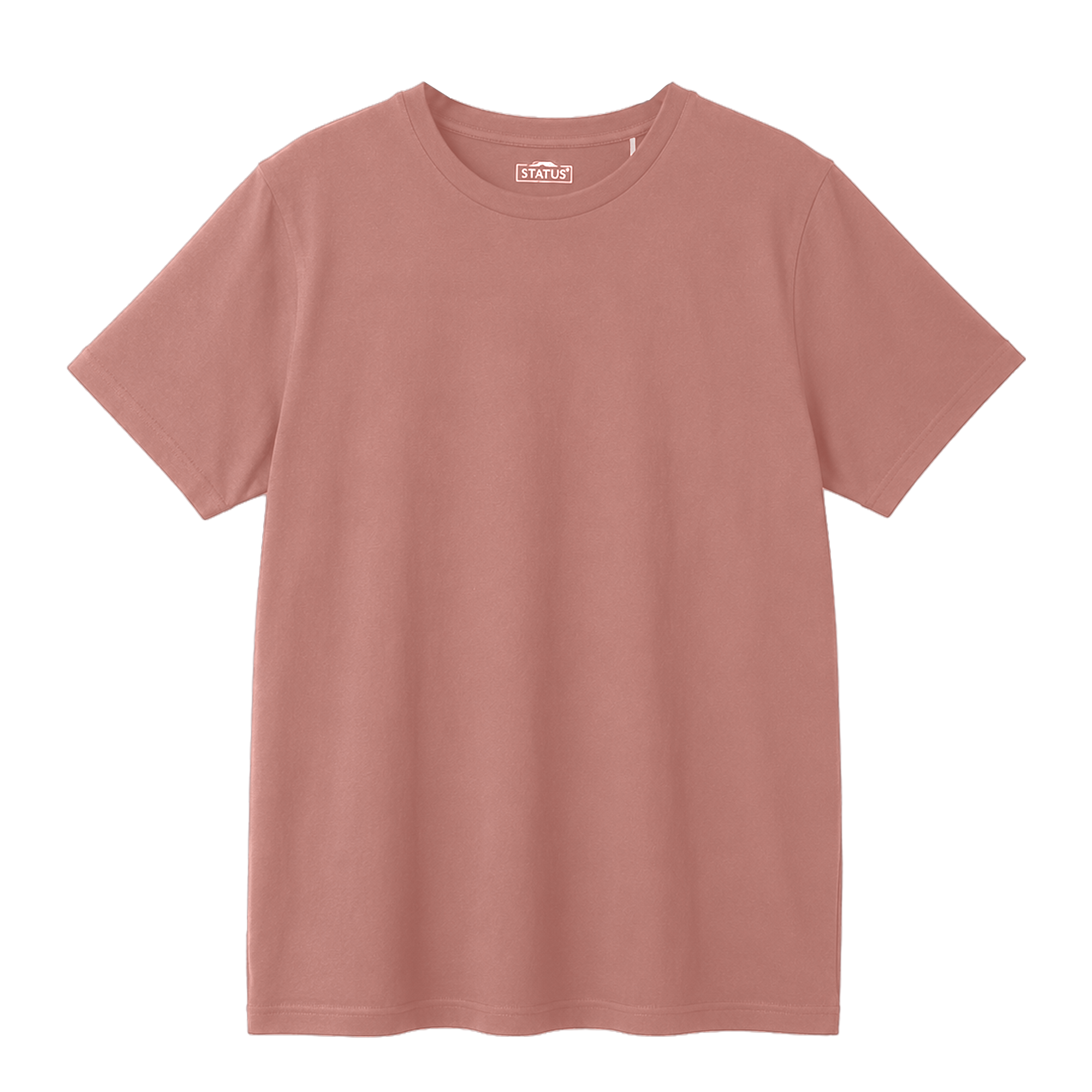 Tee shirt col rond - Rose