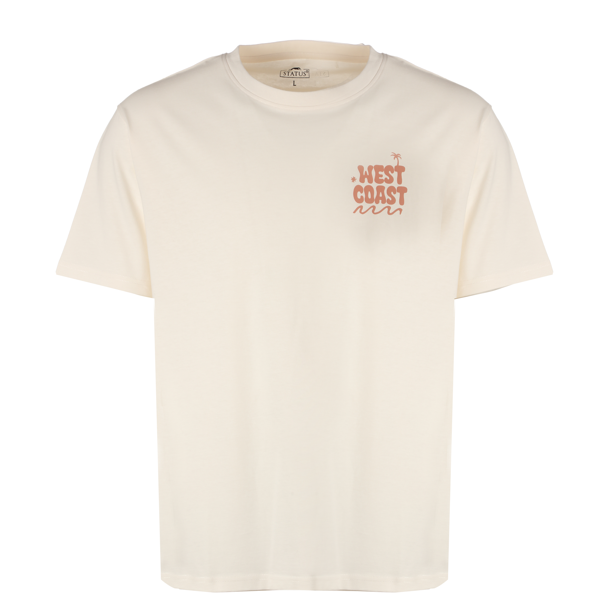 Tee shirt manche courte  - Beige