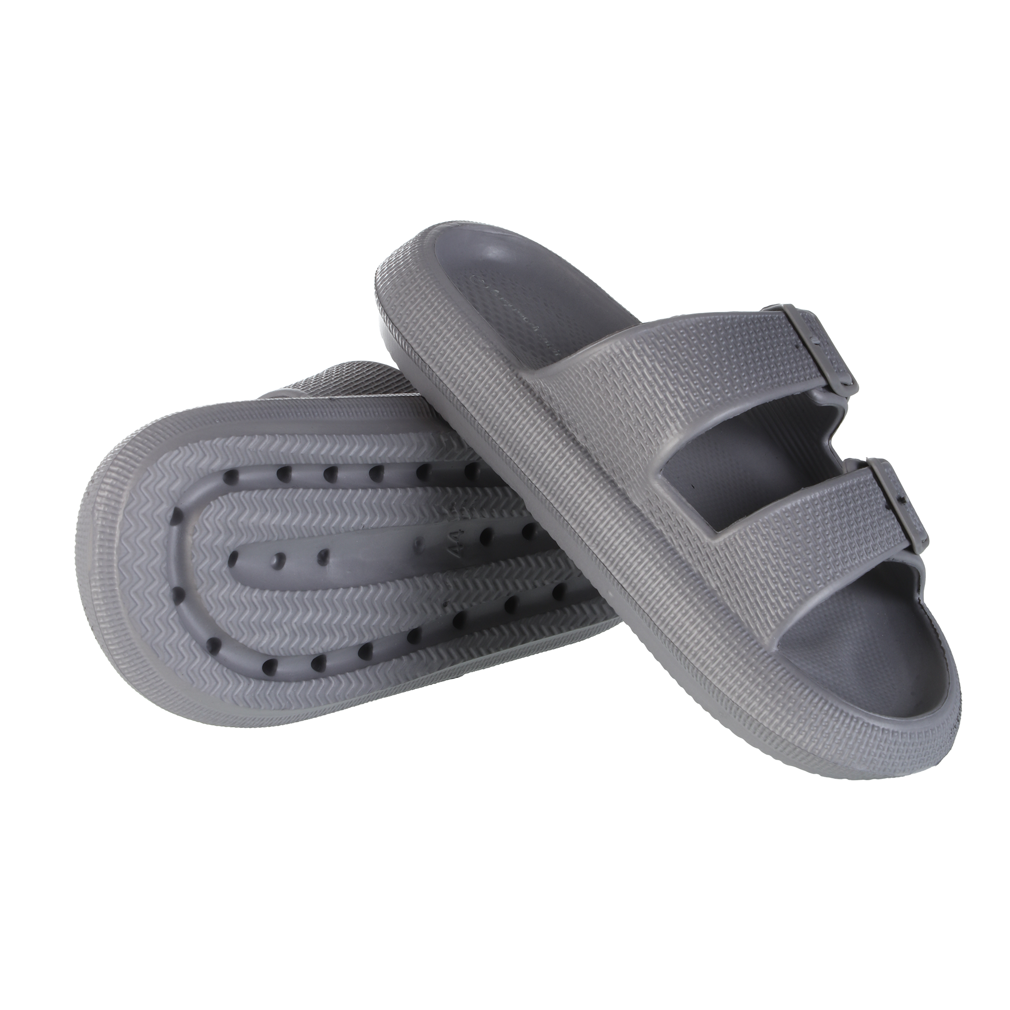 Mules en plastique 2 boucles