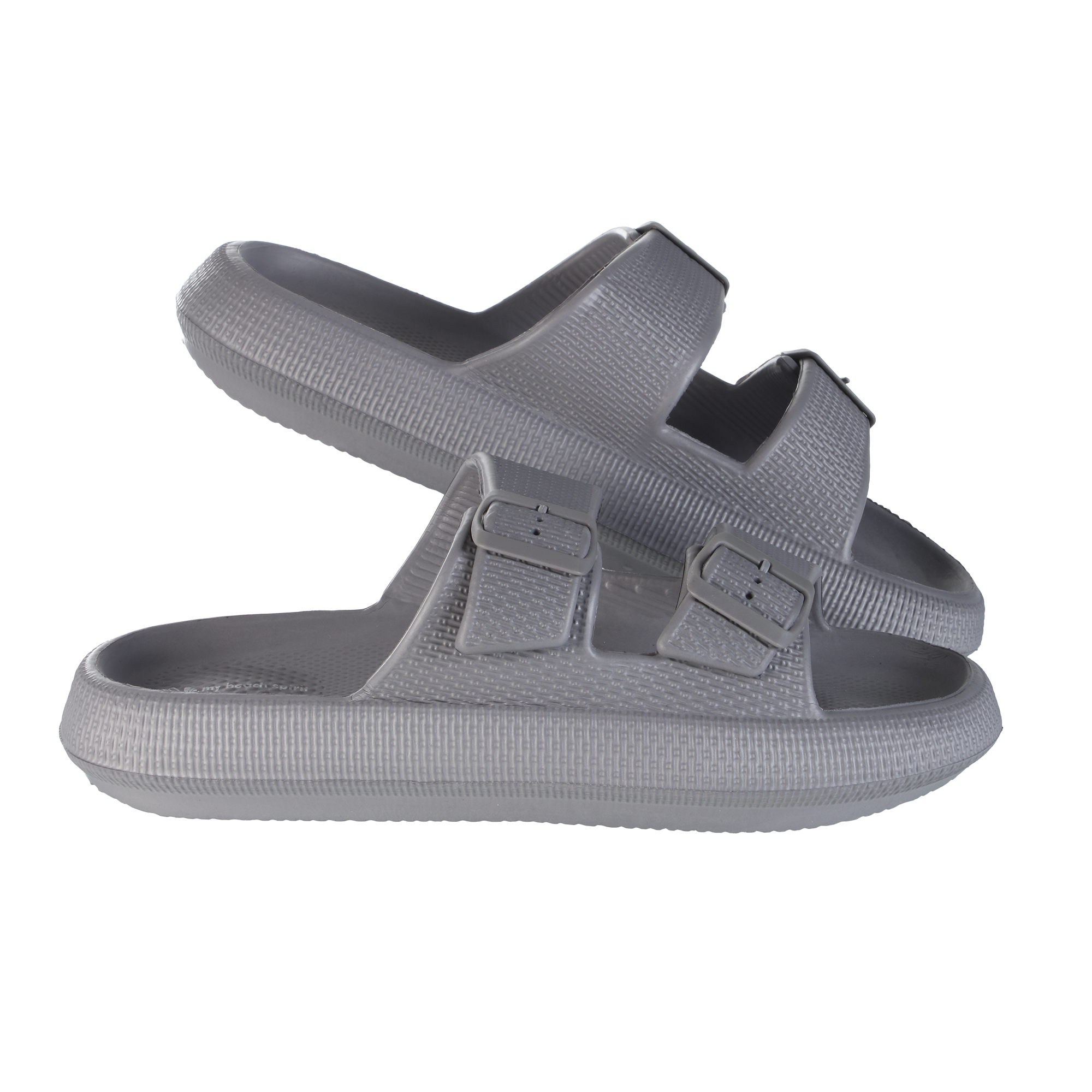 Mules en plastique 2 boucles