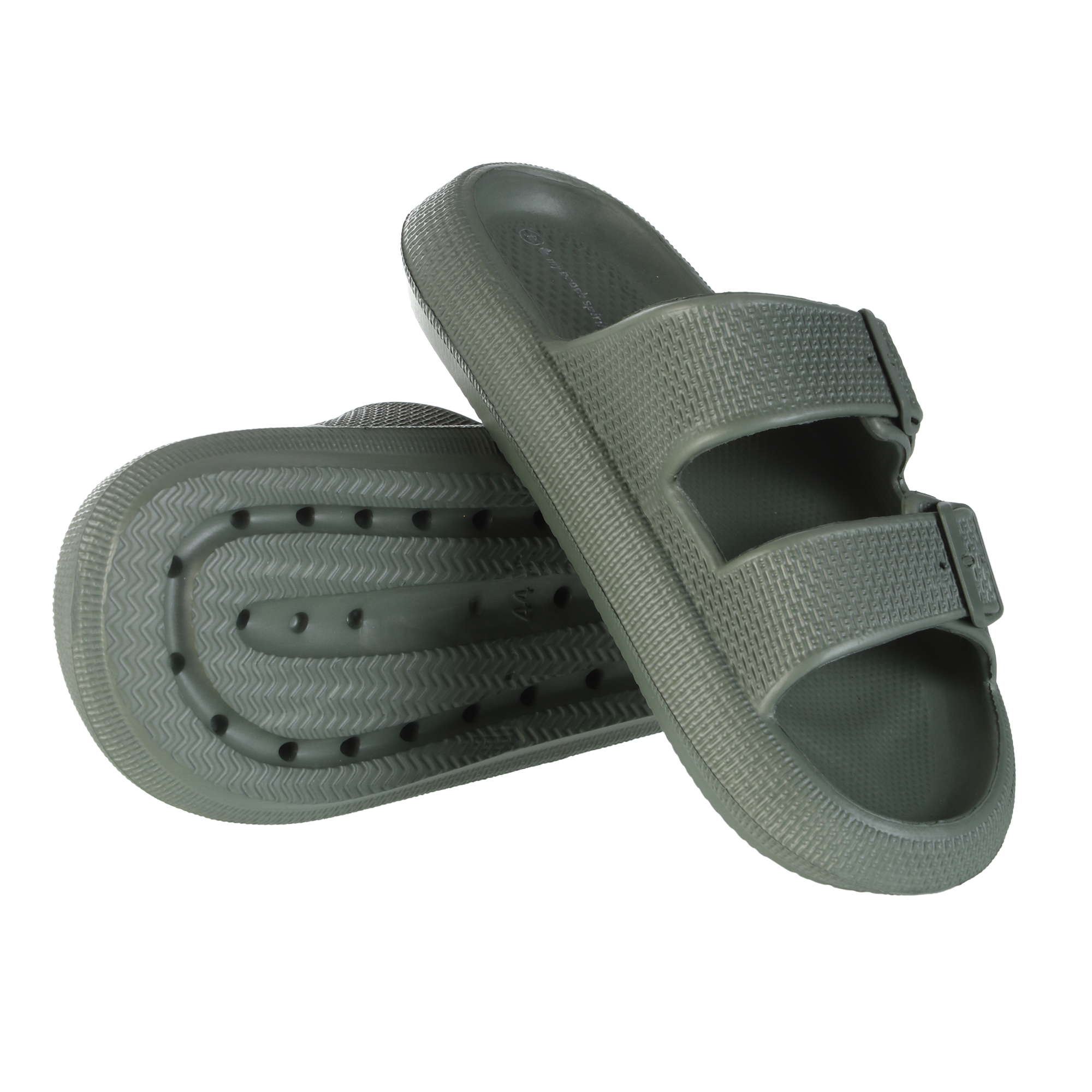 Mules en plastique 2 boucles